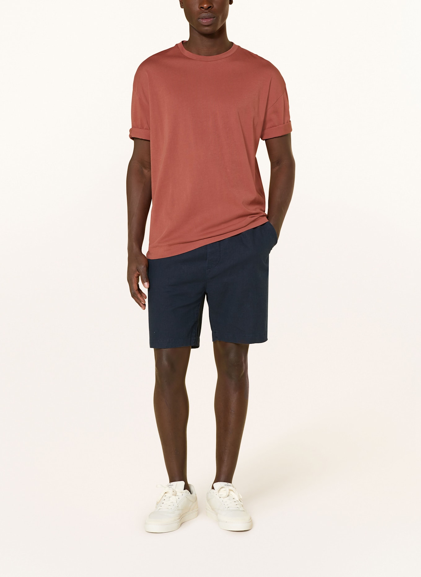 DRYKORN T-Shirt THILO: DUNKELORANGE