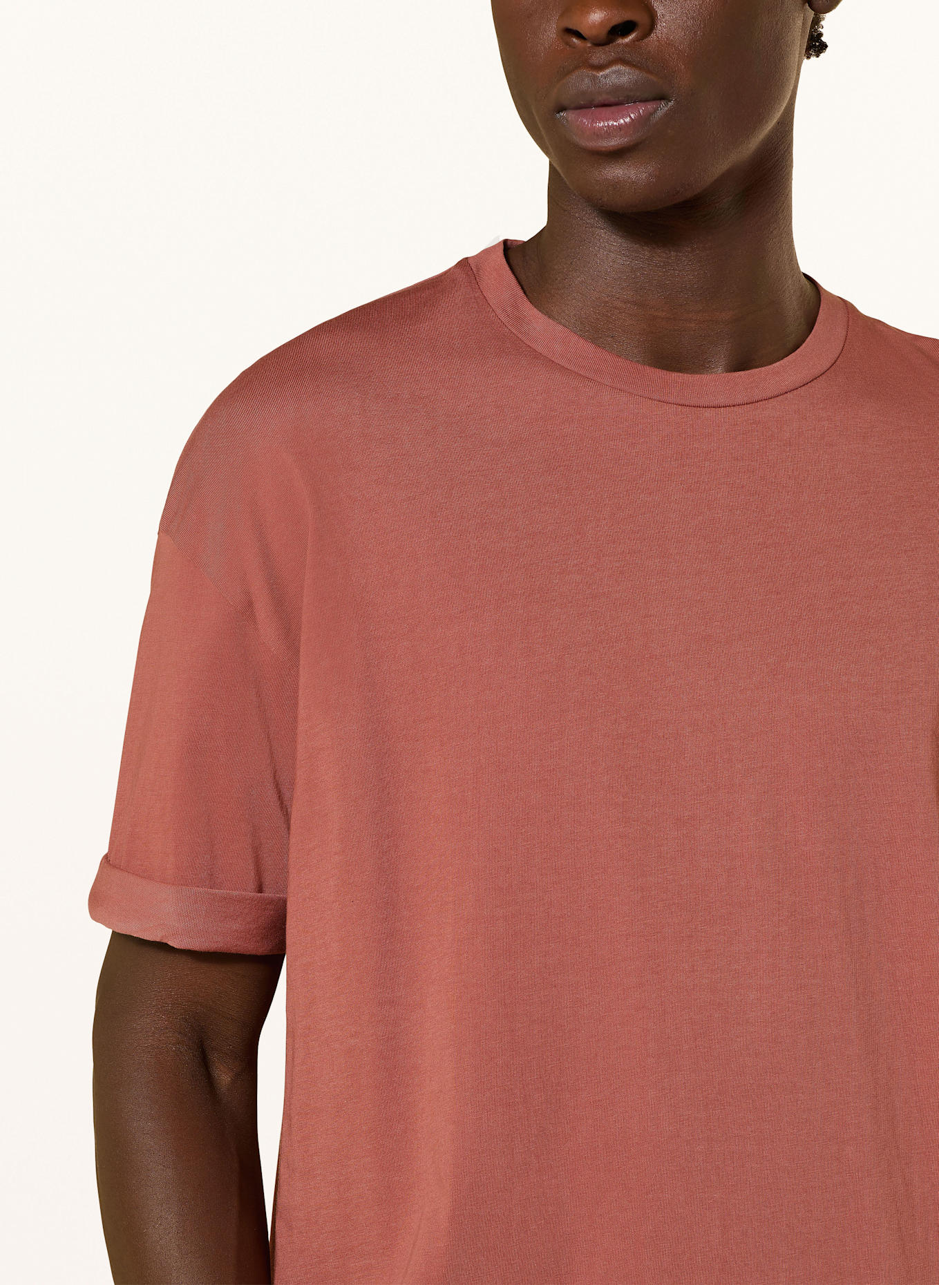 DRYKORN T-Shirt THILO: DUNKELORANGE