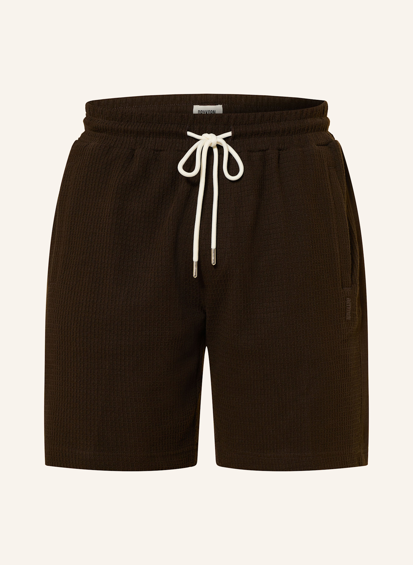 DRYKORN Jerseyshorts BRIKKO: DUNKELBRAUN