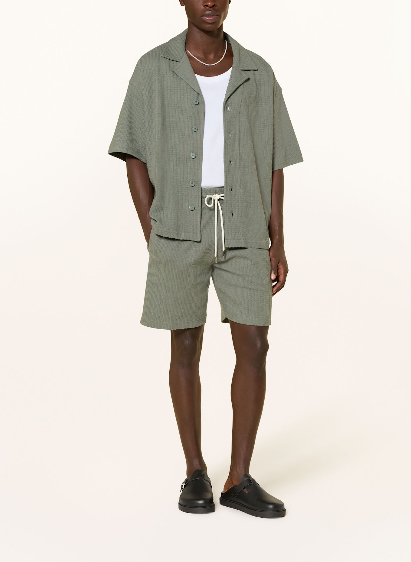 DRYKORN BRIKKO jersey shorts: GREEN