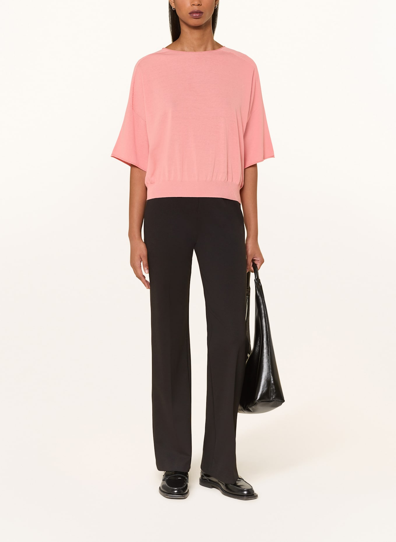 DRYKORN T-shirt tricoté DILARY: ORANGE CLAIR