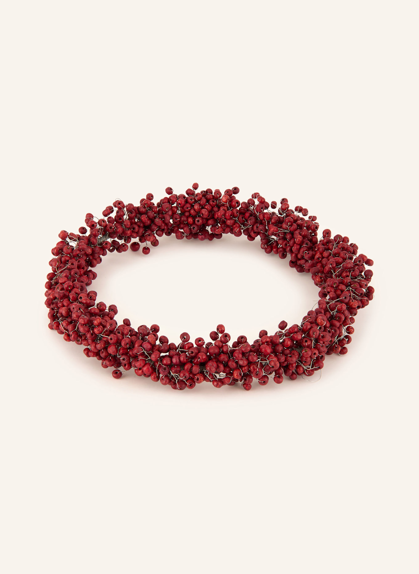 house doctor Couronne décorative WINTHER: ROUGE