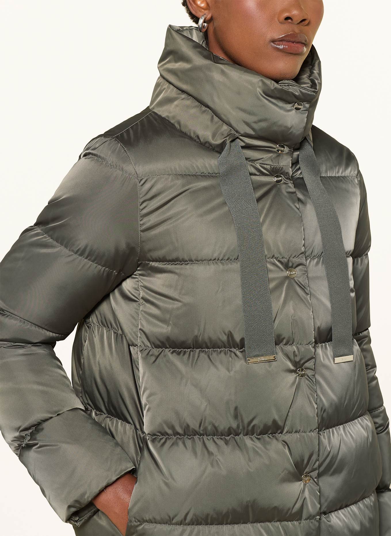 HERNO Daunenjacke: DUNKELGRAU