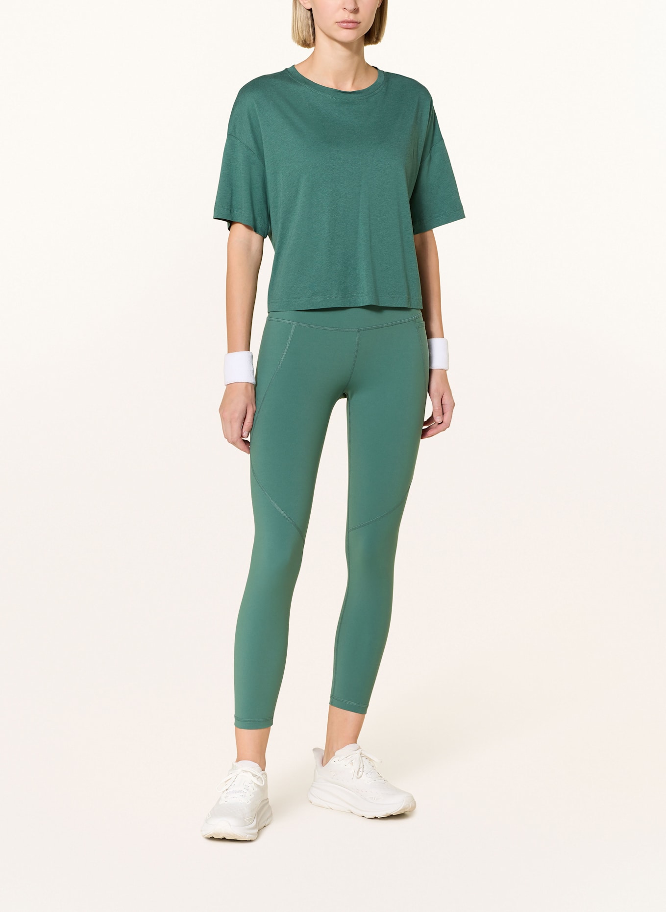 Sweaty Betty Tights POWER: DUNKELGRÜN