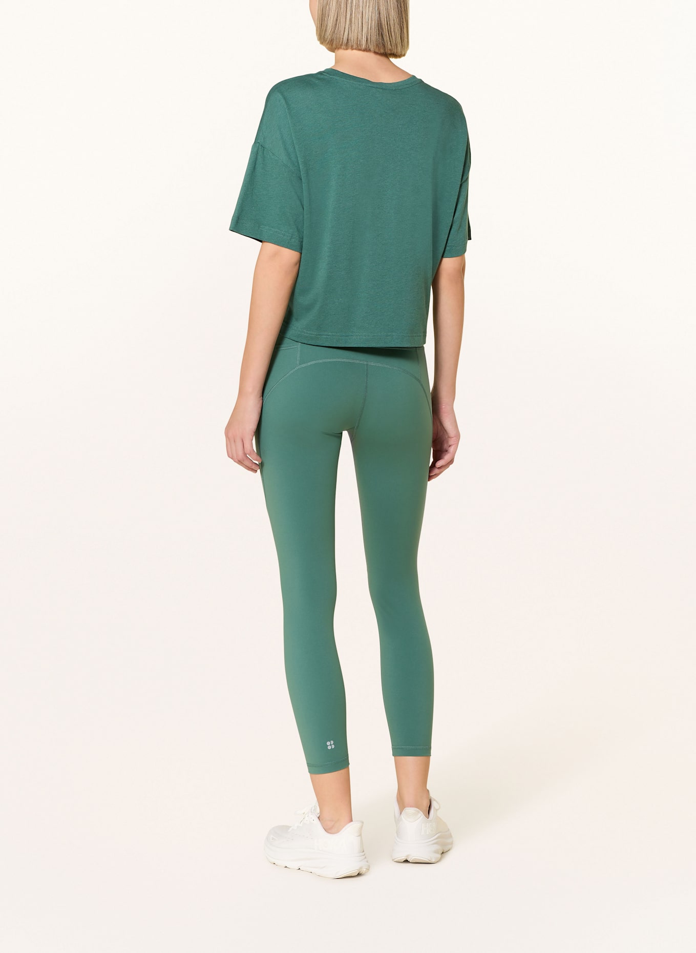 Sweaty Betty Tights POWER: DUNKELGRÜN