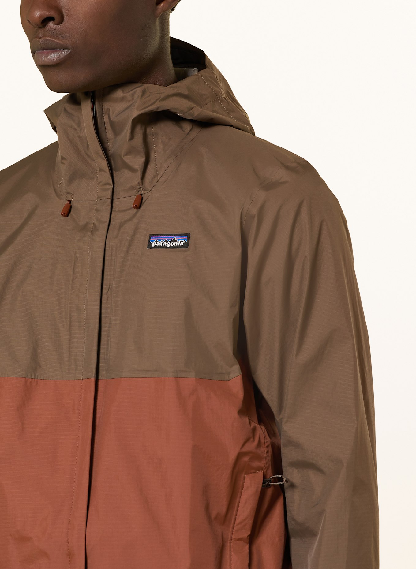 patagonia Funktionsjacke TORRENTSHELL: BRAUN/ COGNAC
