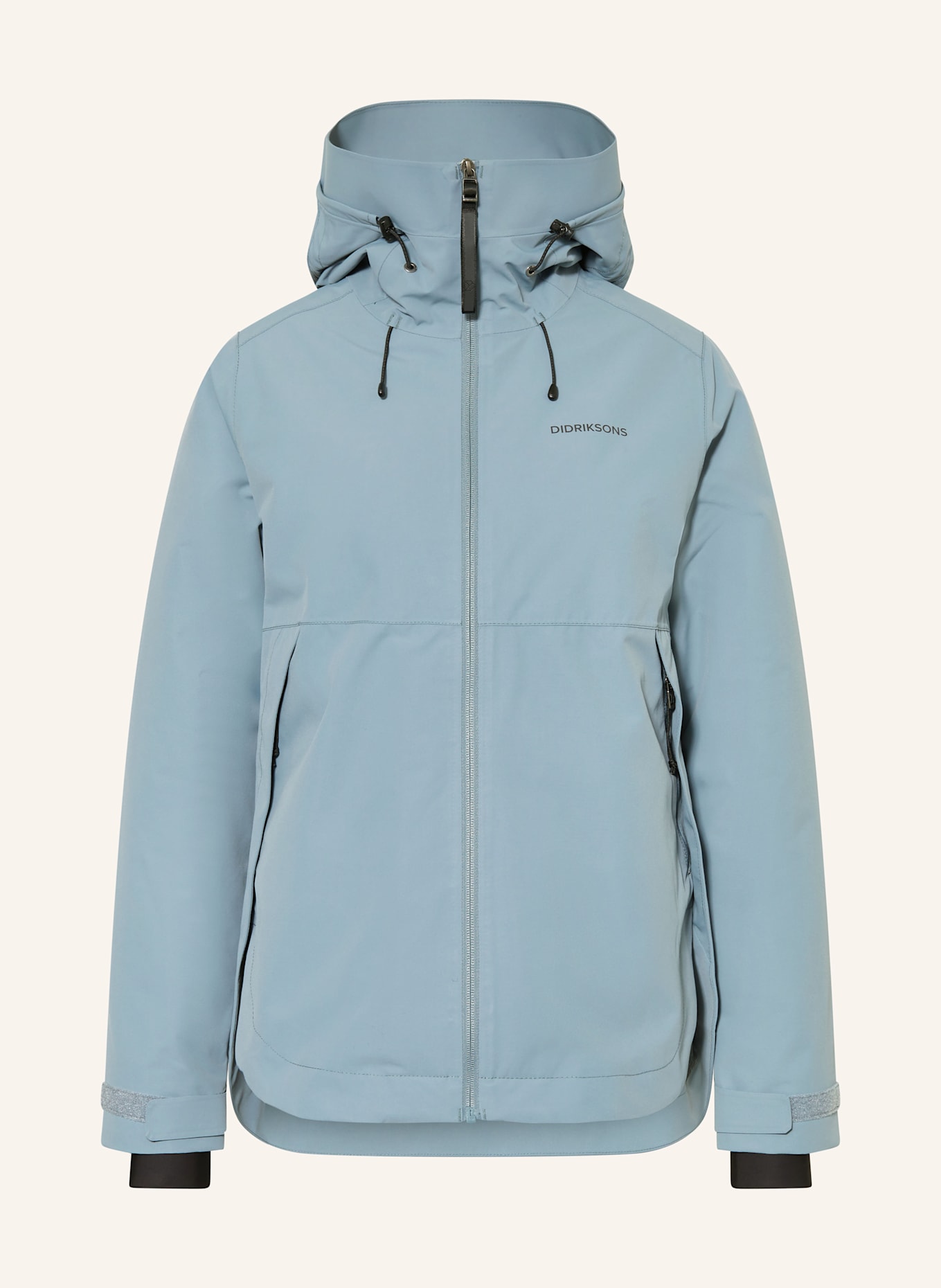 DIDRIKSONS Funktionsjacke JENNIE: BLAUGRAU