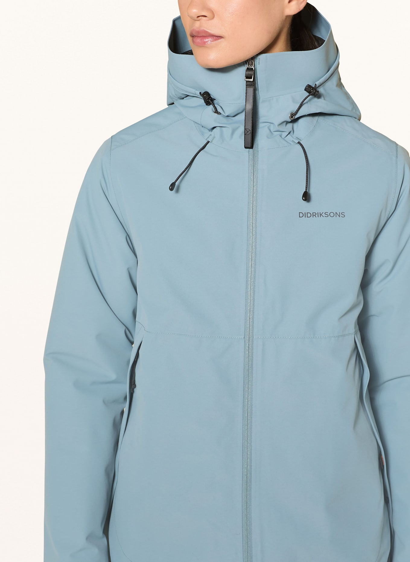 DIDRIKSONS Funktionsjacke JENNIE: BLAUGRAU