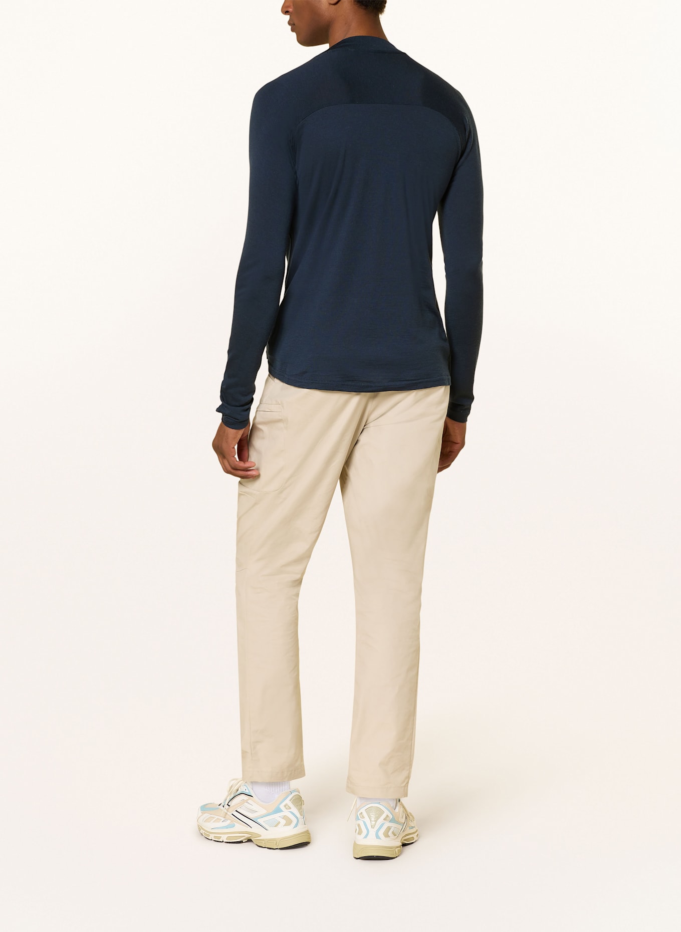 KnowledgeCotton Apparel Longsleeve CLEAVER: DUNKELBLAU