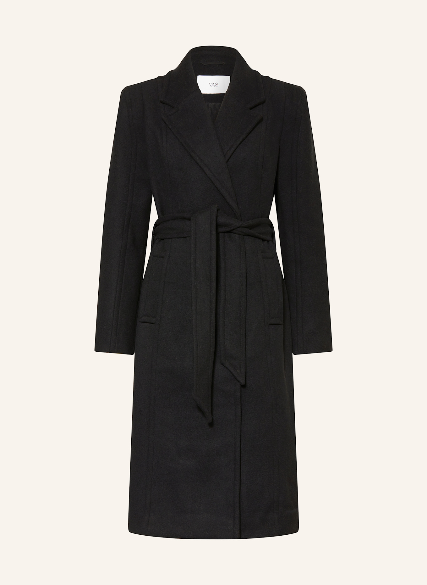 Y.A.S. Coat: BLACK