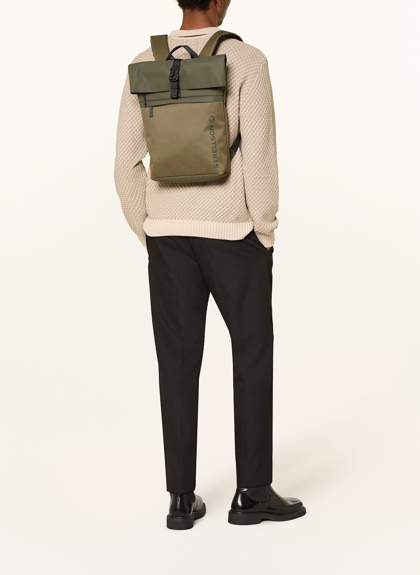 STRELLSON Rucksack ALPERTON EDDIE mit Laptop-Fach: OLIV