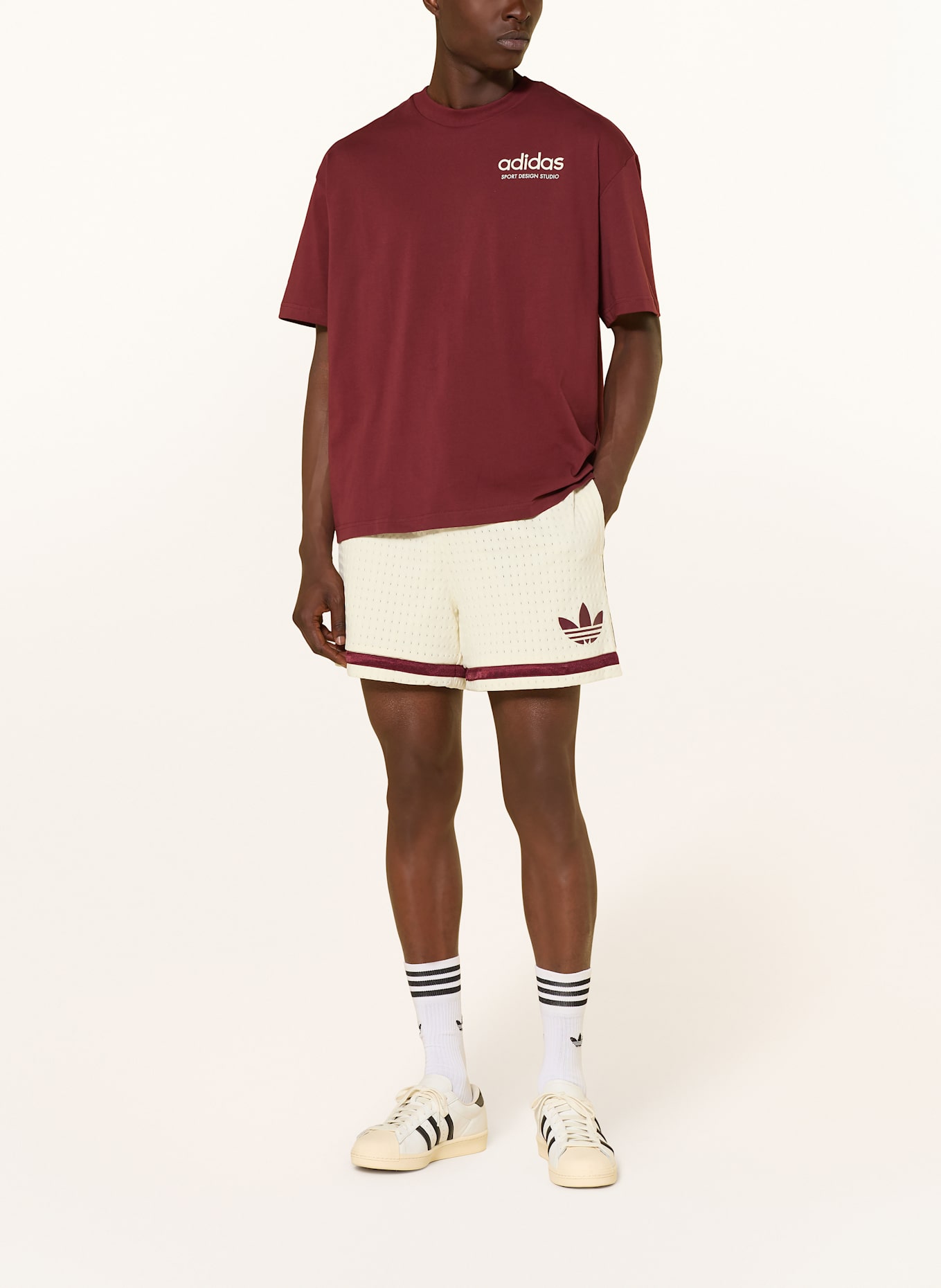 adidas T-Shirt ASD OTB: DUNKELROT