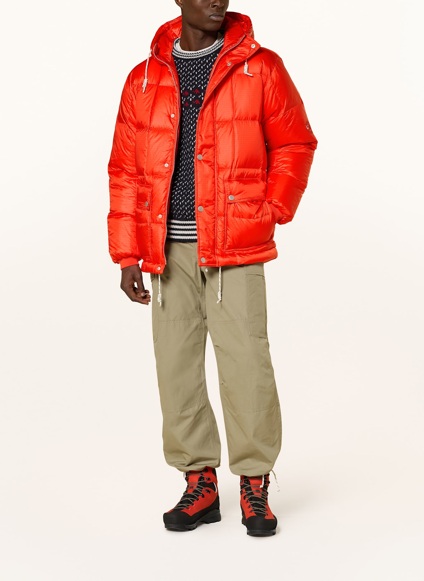 MAMMUT Daunenjacke DIRETTISSIMA IN HOODED: ORANGE