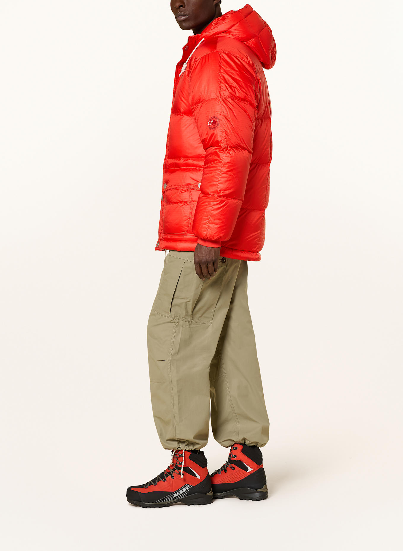 MAMMUT Daunenjacke DIRETTISSIMA IN HOODED: ORANGE