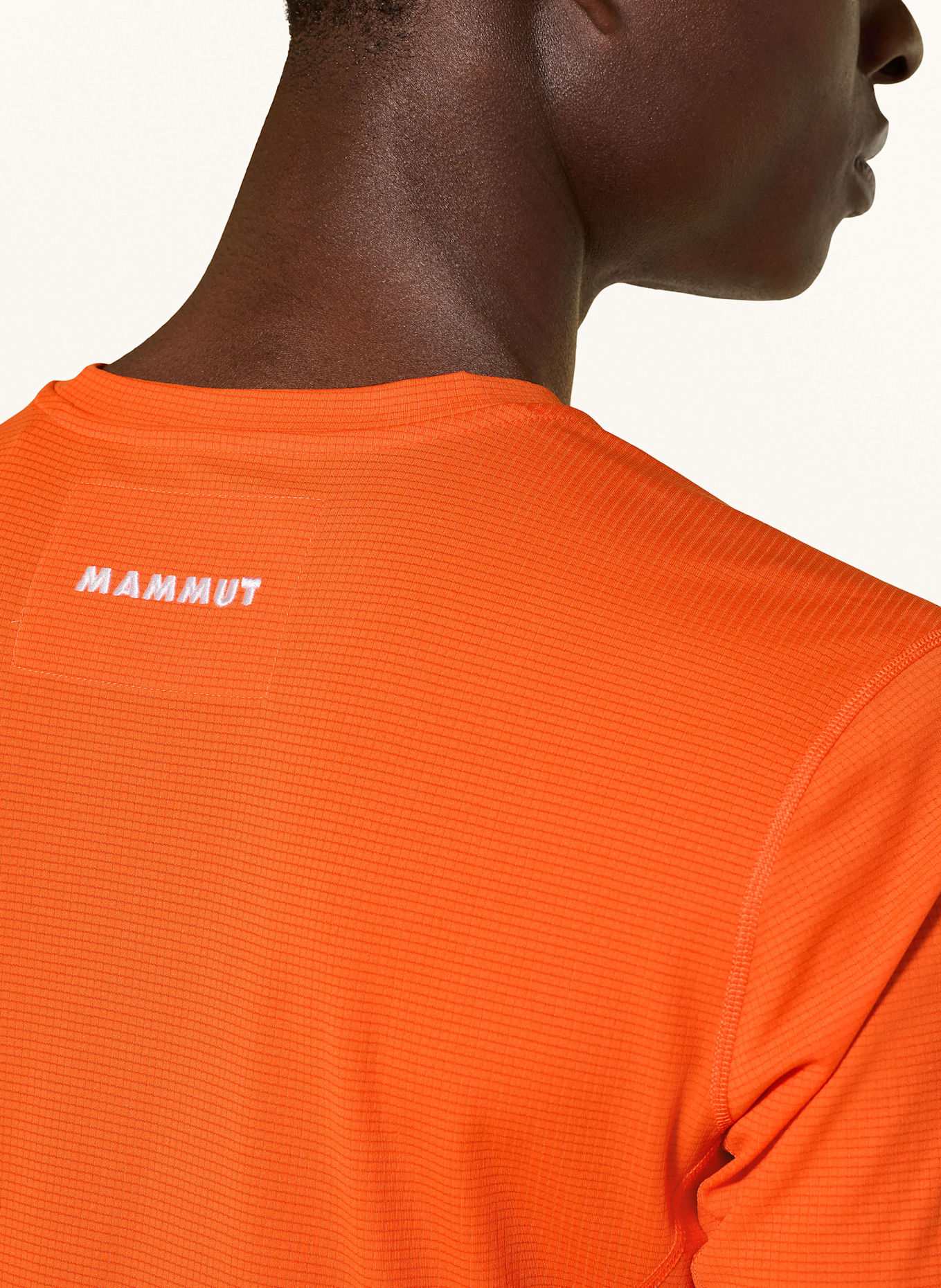 MAMMUT Long sleeve shirt EIGER NORDWAND: NEON ORANGE