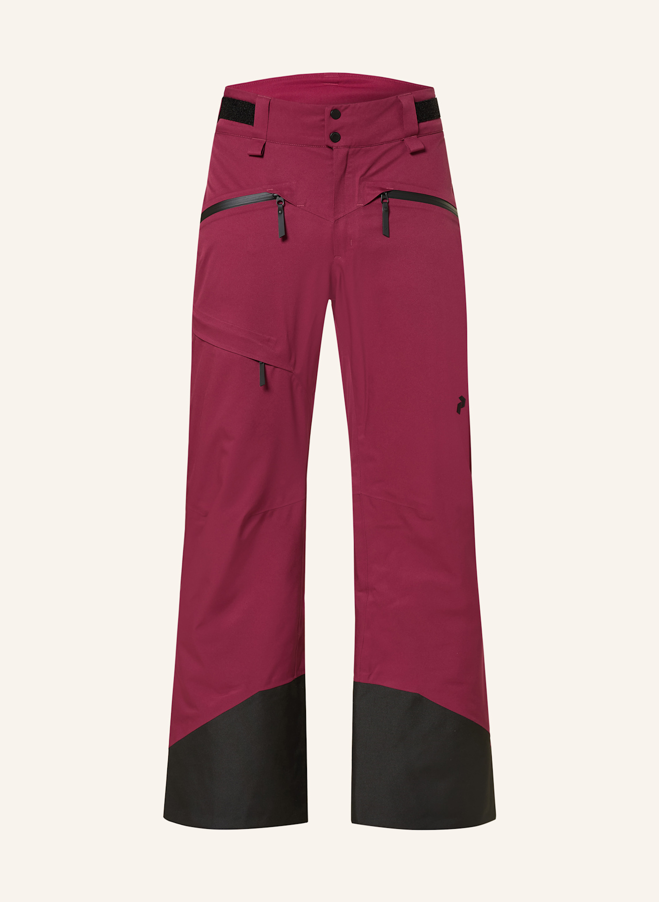Peak Performance Ski pants INSULATED 2L: DARK RED