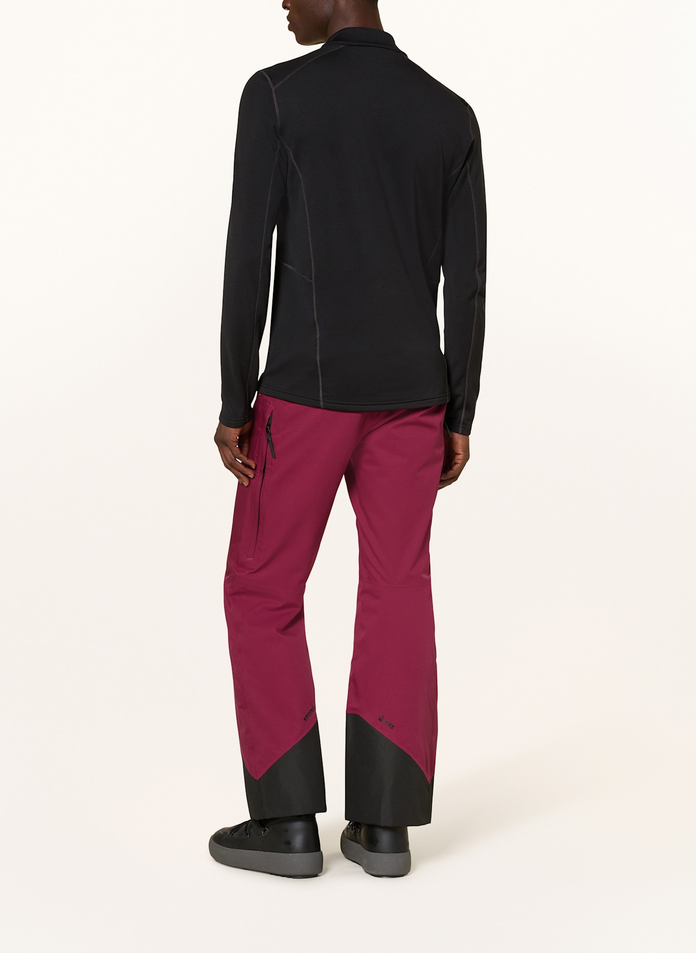 Peak Performance Ski pants INSULATED 2L: DARK RED