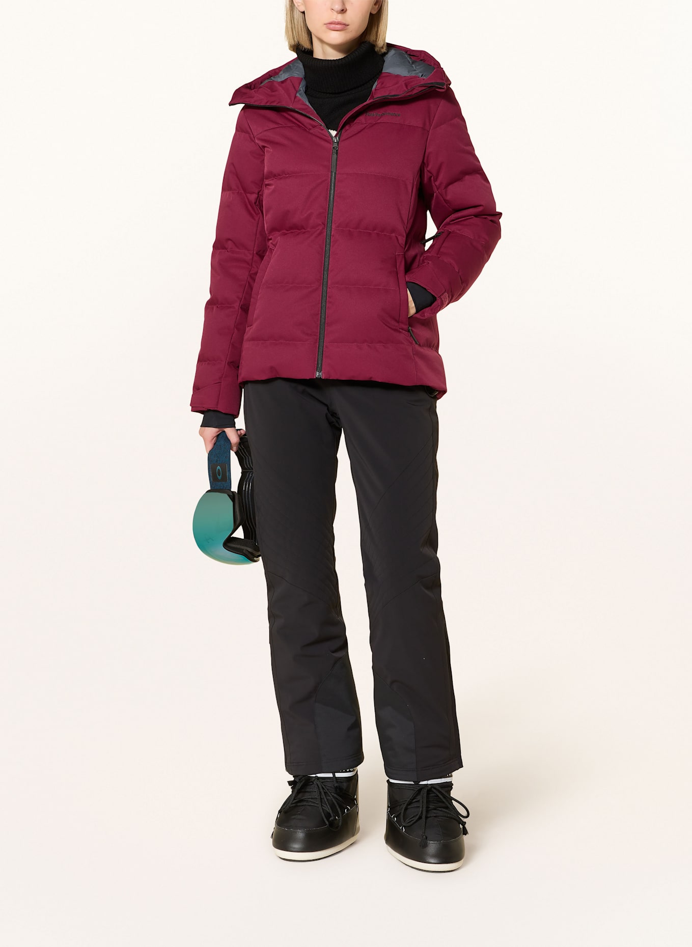 Peak Performance Daunen-Skijacke SHRED: DUNKELROT