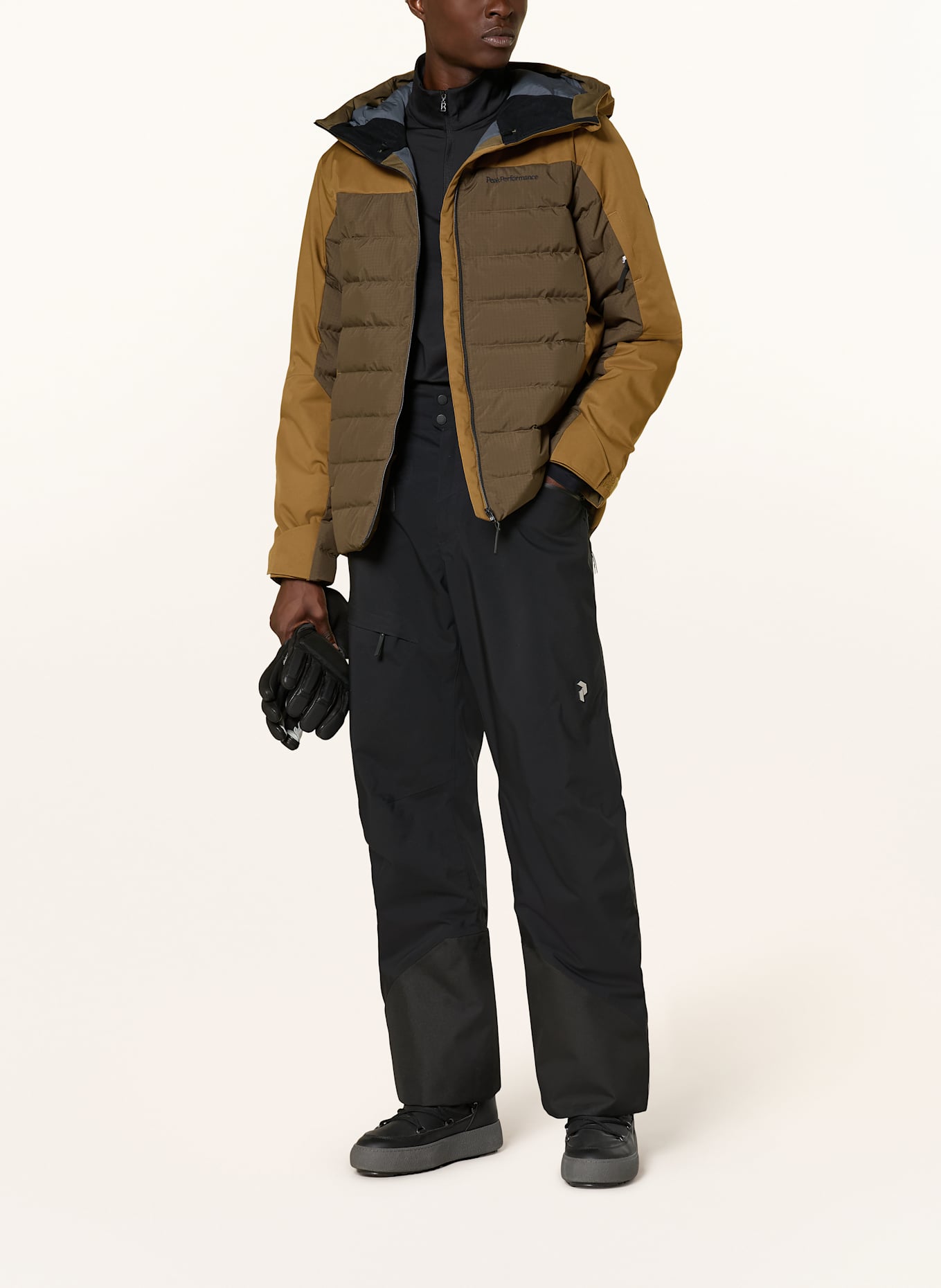 Peak Performance Daunen-Skijacke SHRED: HELLBRAUN / BRAUN