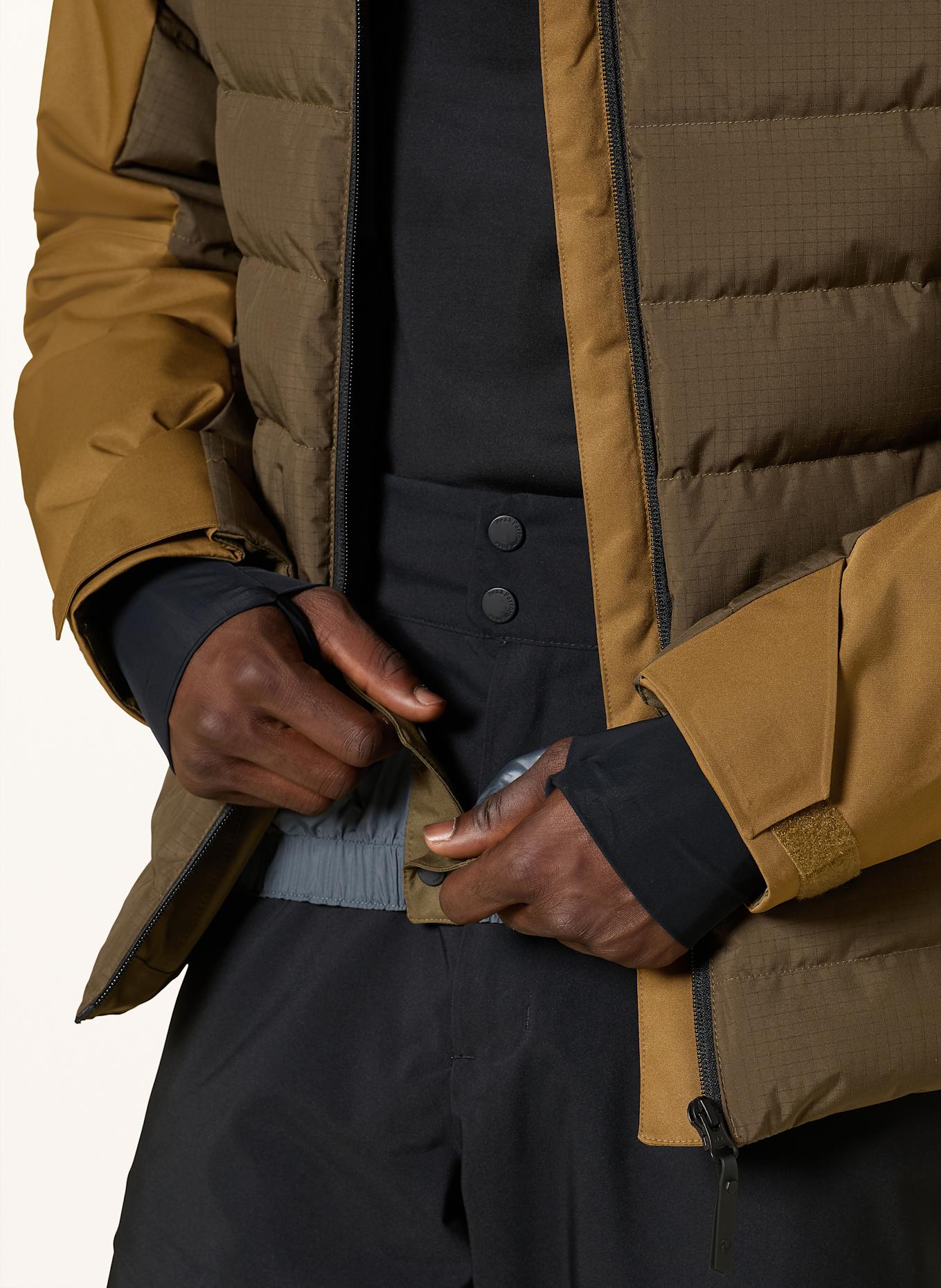 Peak Performance Daunen-Skijacke SHRED: HELLBRAUN / BRAUN