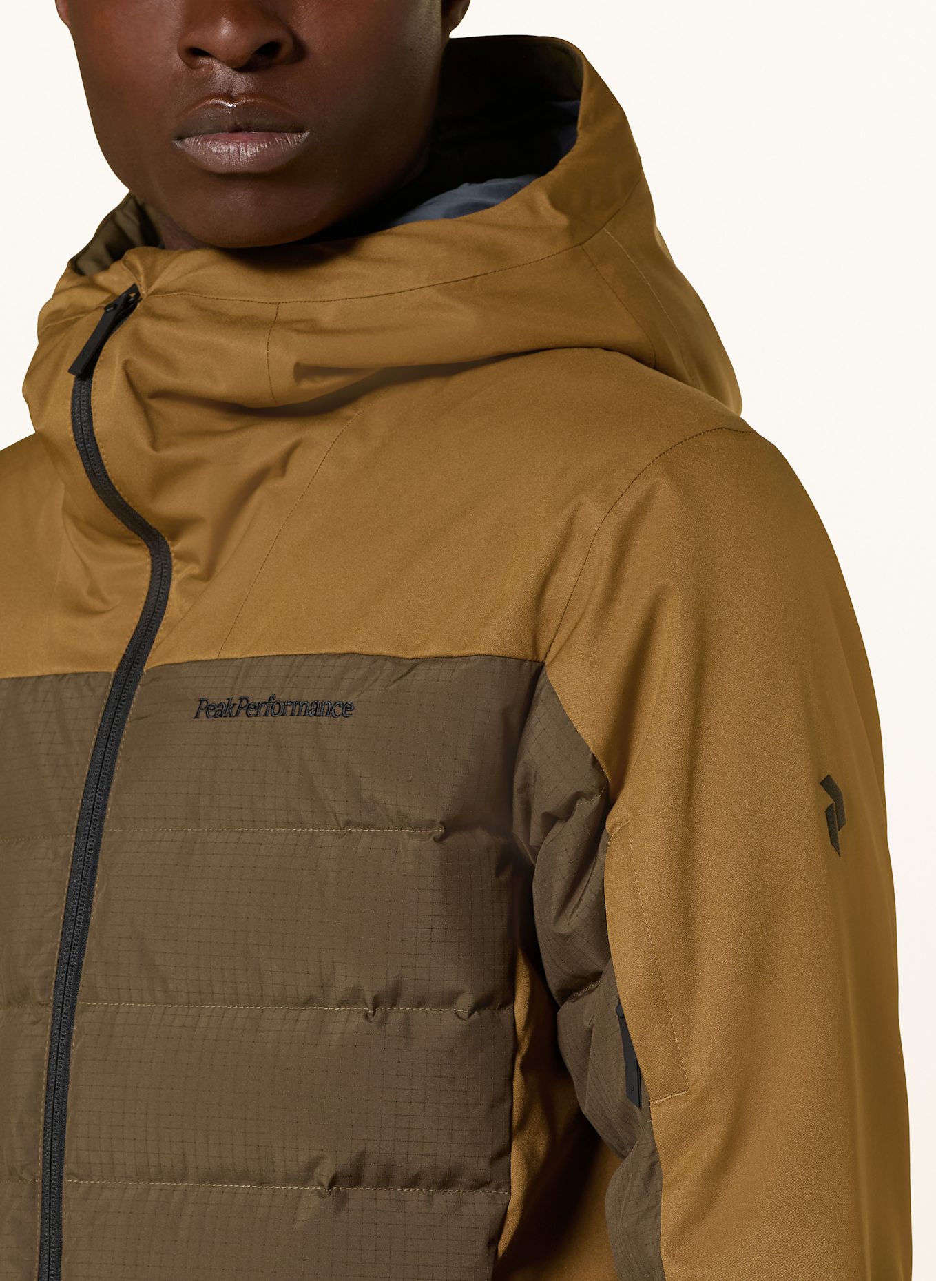 Peak Performance Daunen-Skijacke SHRED: HELLBRAUN / BRAUN