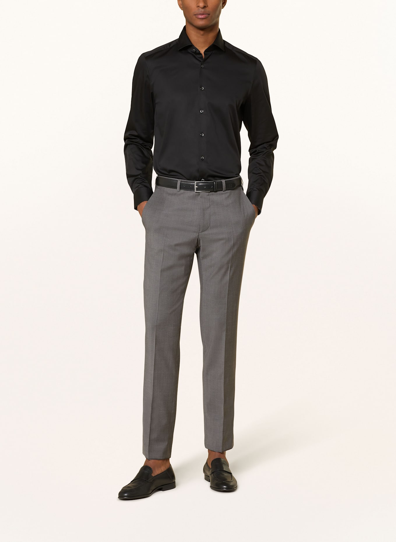 OLYMP Hemd Level Five body fit: SCHWARZ