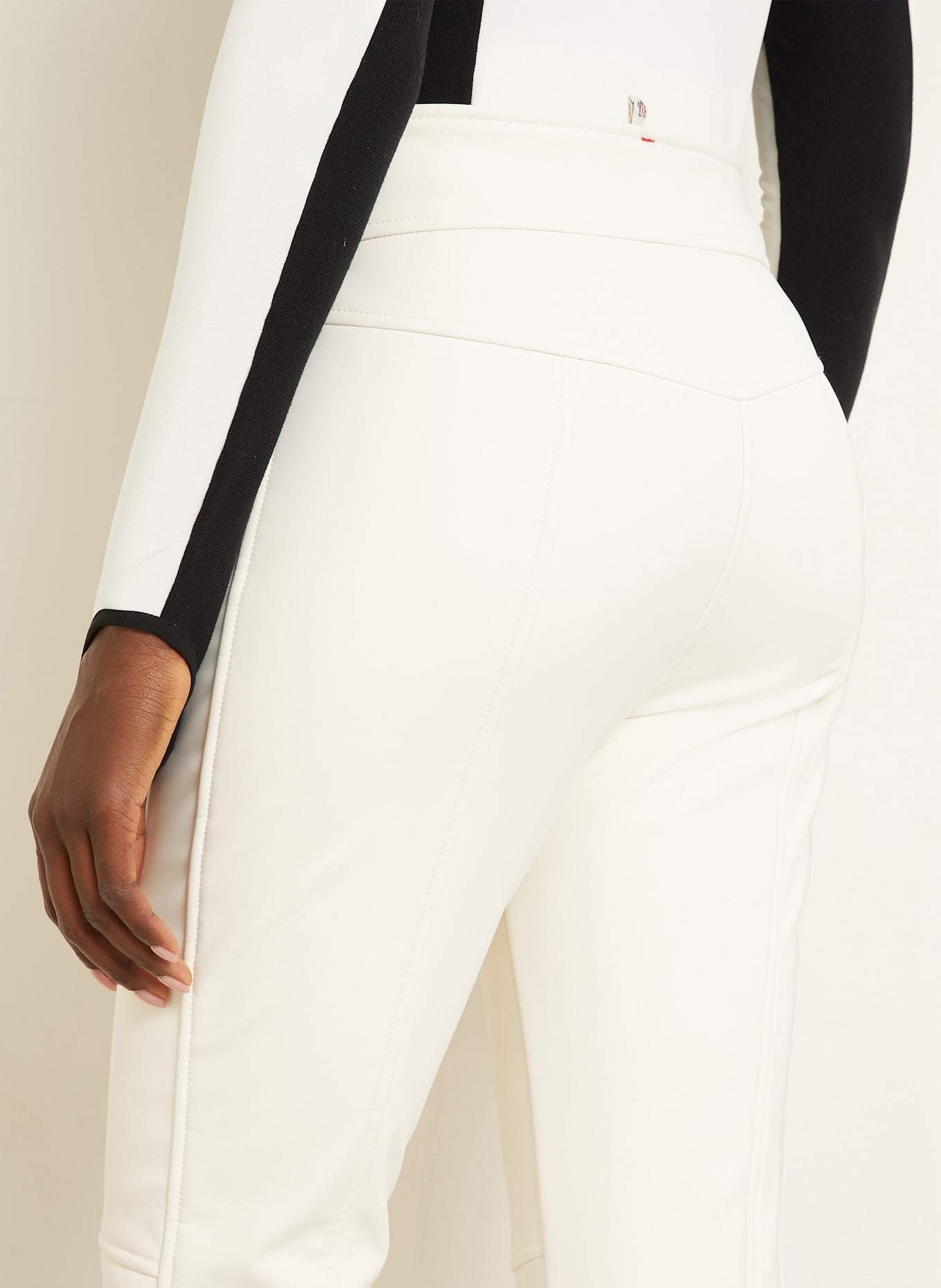 MONCLER GRENOBLE Softshell-Skihose: ECRU