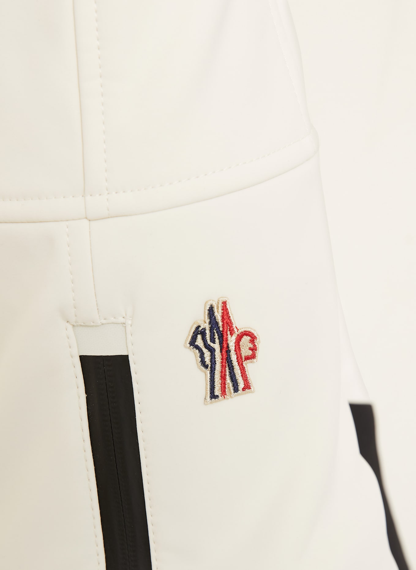 MONCLER GRENOBLE Softshell-Skihose: ECRU