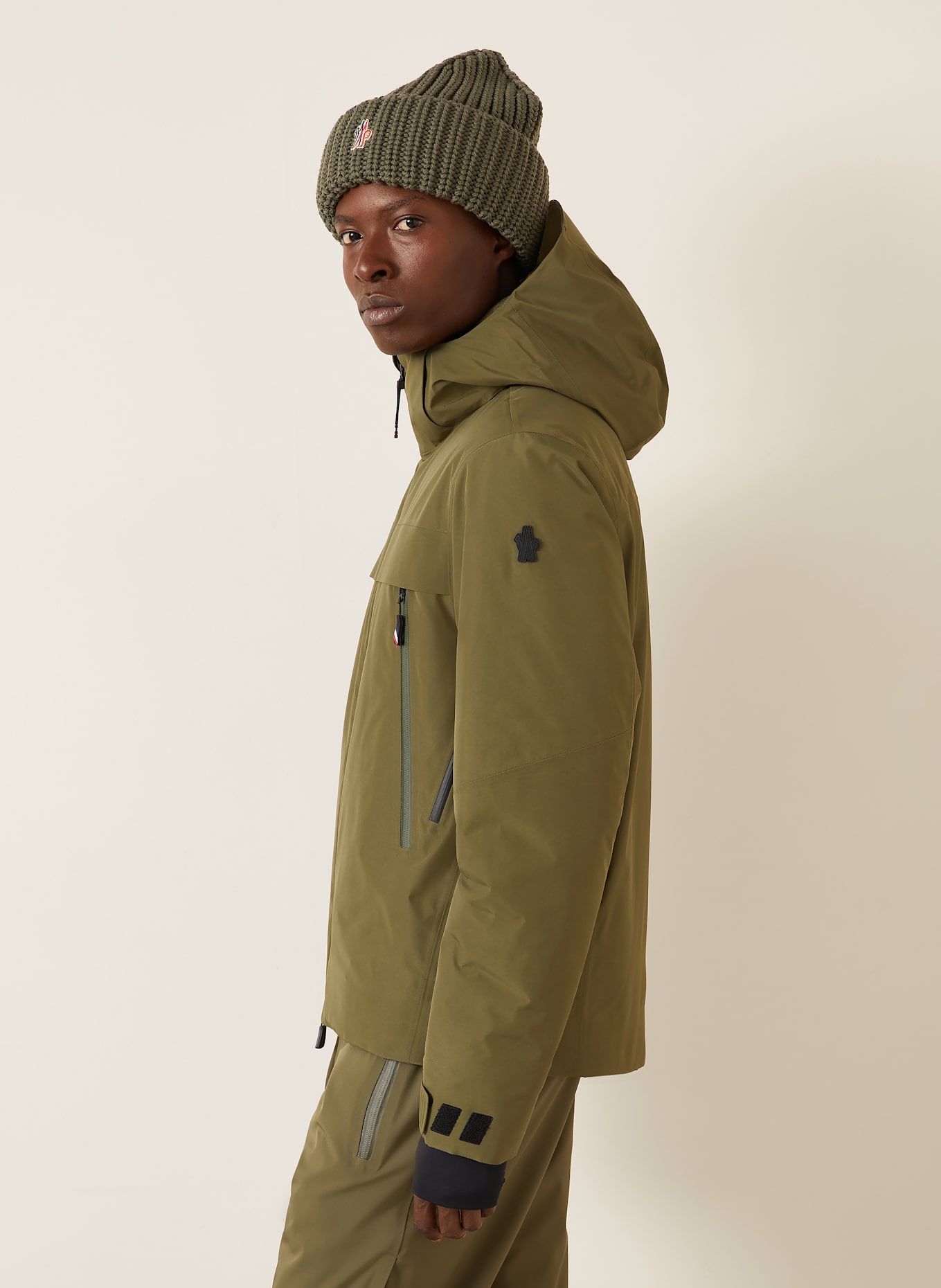 MONCLER GRENOBLE Daunen-Skijacke BALMHORN: KHAKI
