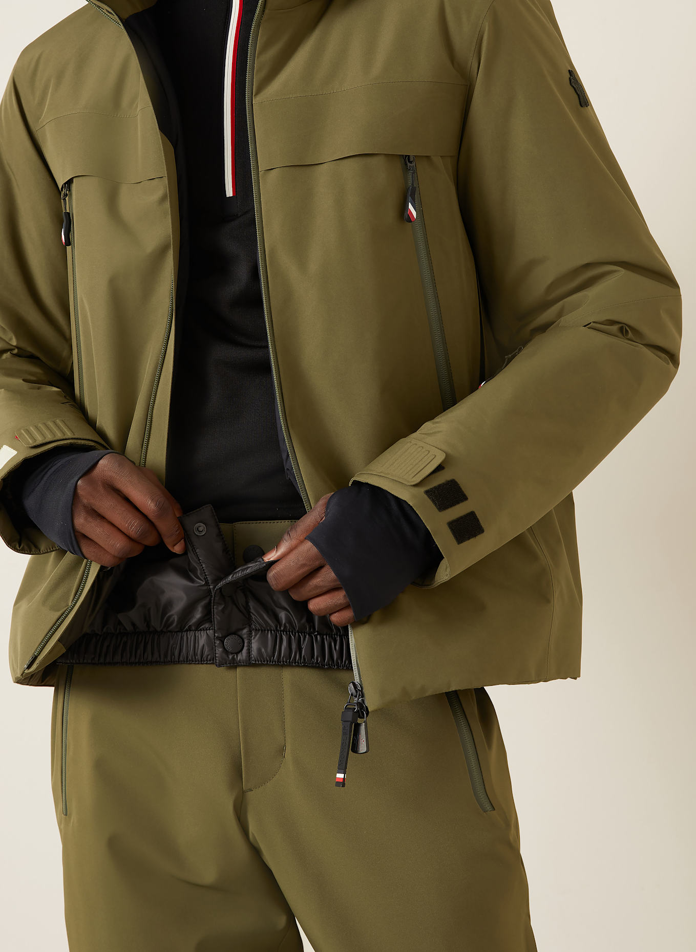 MONCLER GRENOBLE Daunen-Skijacke BALMHORN: KHAKI