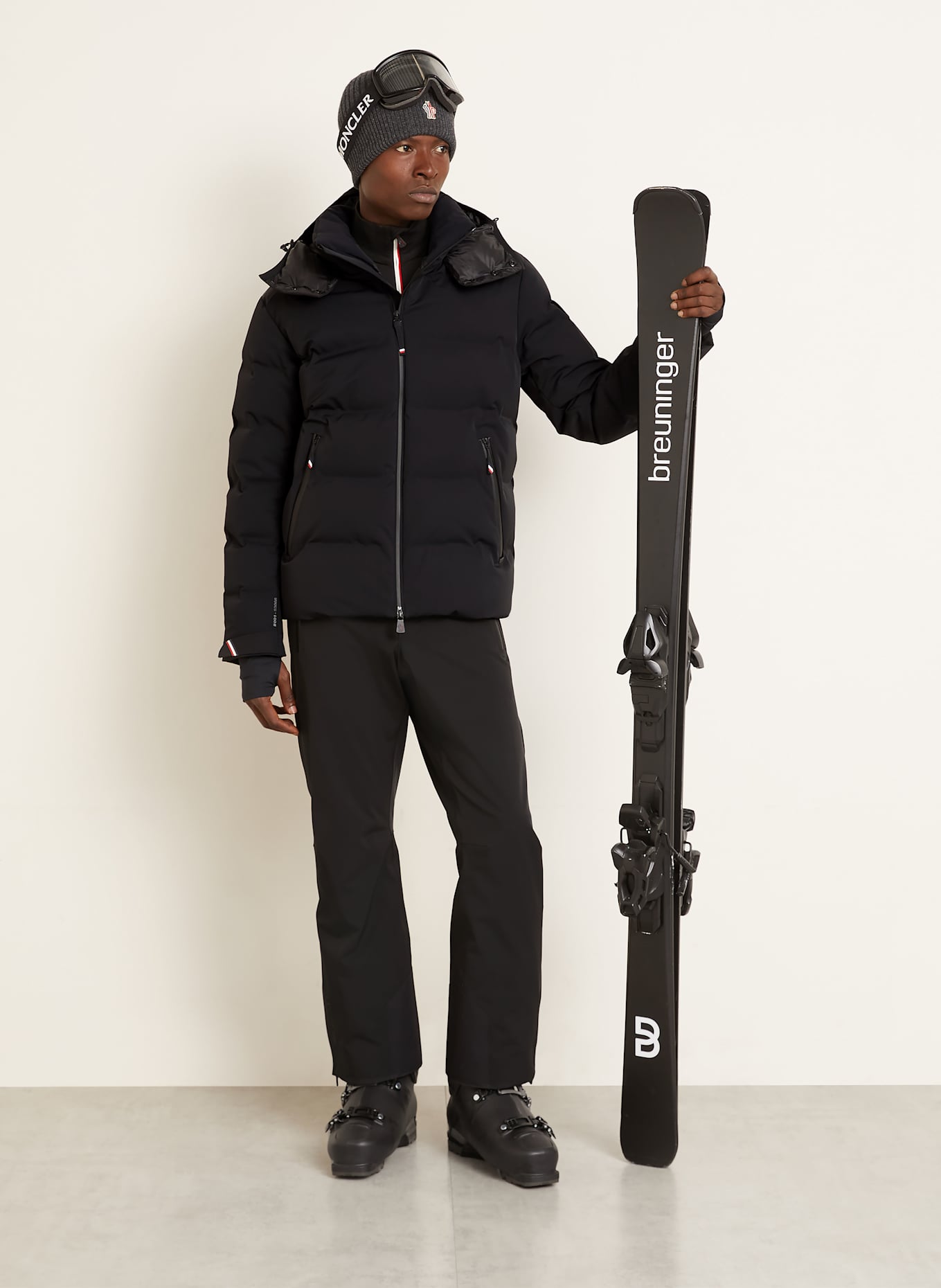 MONCLER GRENOBLE Daunen-Skijacke MONTGETECH: SCHWARZ