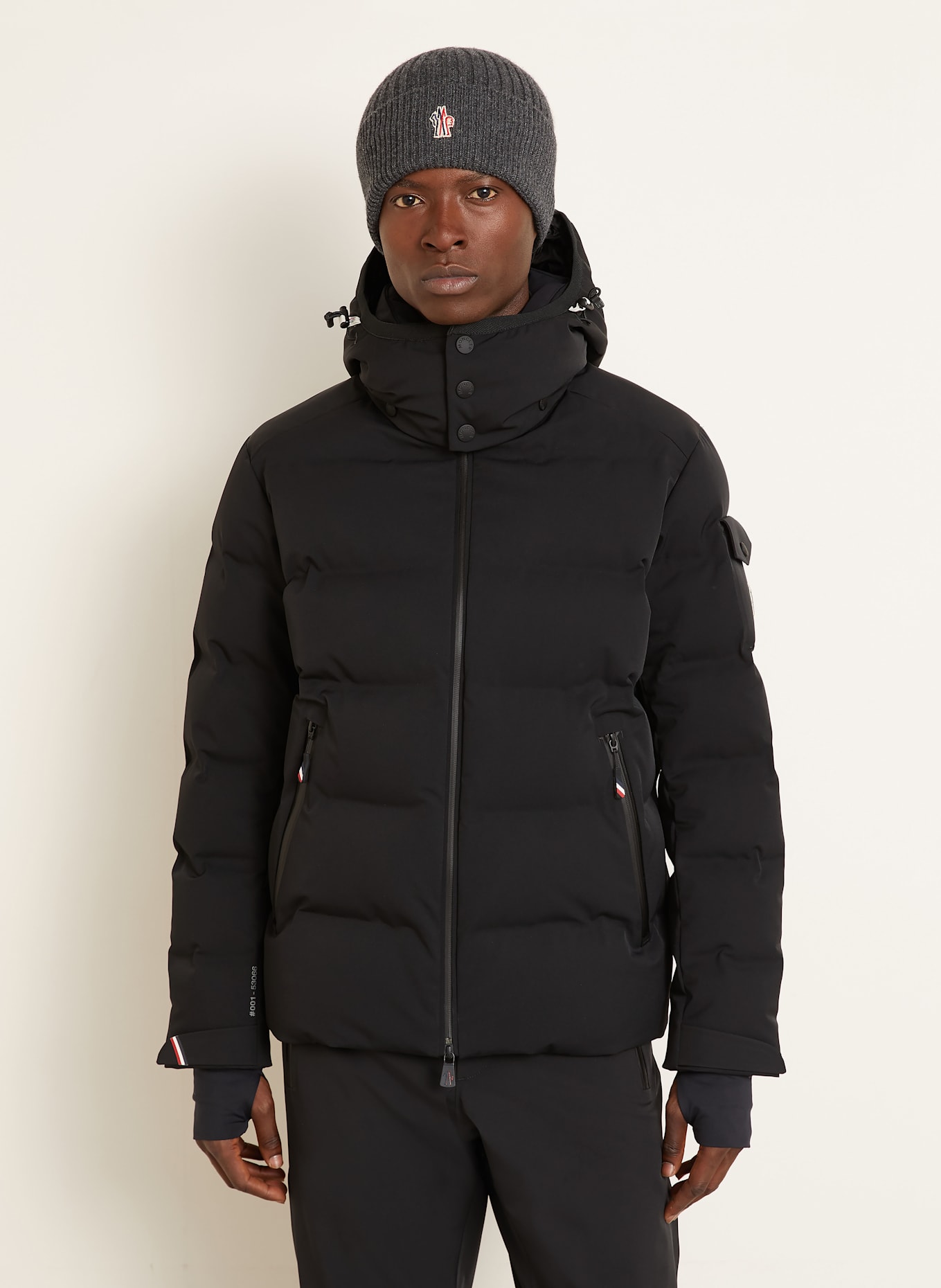 MONCLER GRENOBLE Daunen-Skijacke MONTGETECH: SCHWARZ
