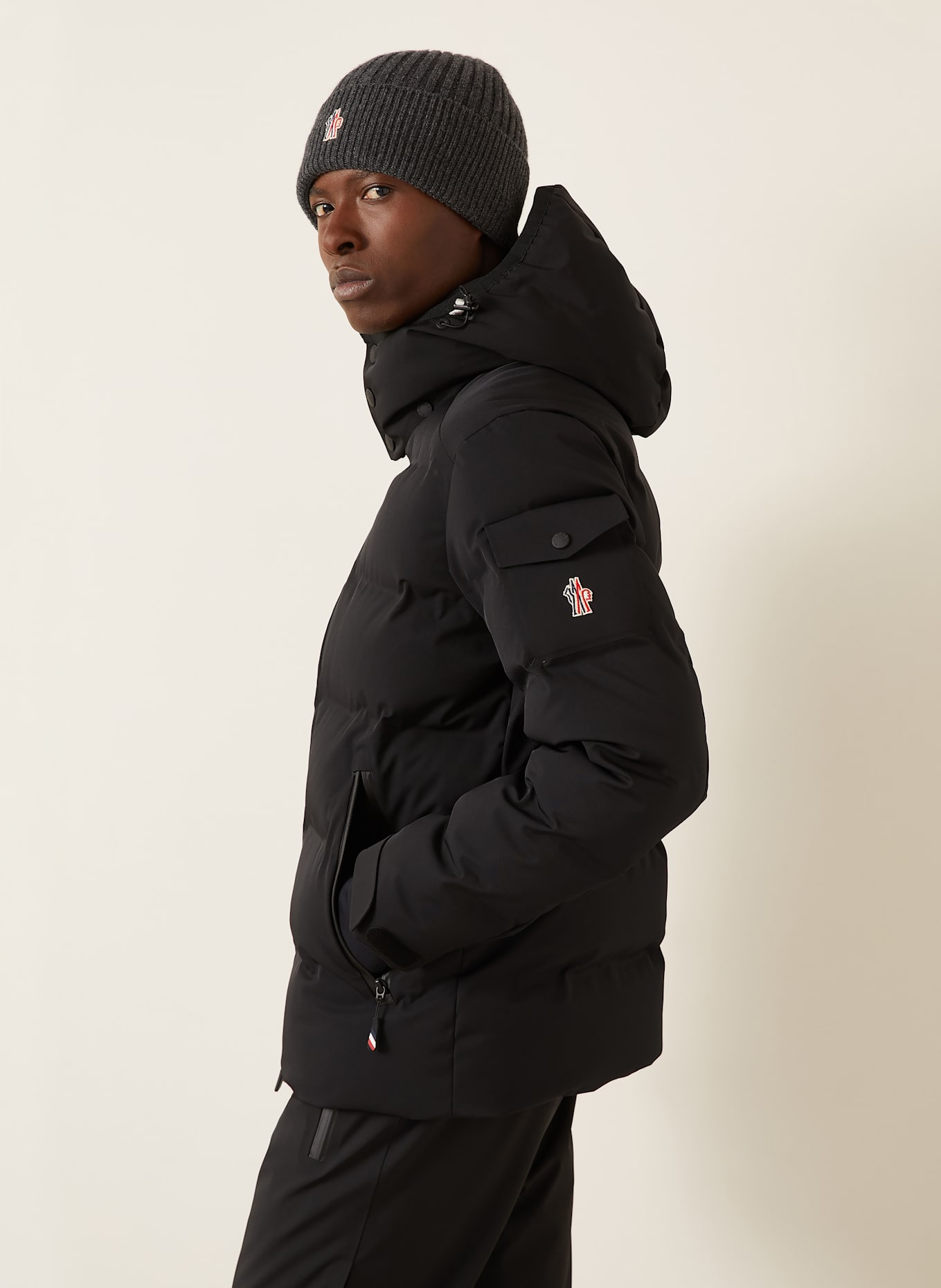 MONCLER GRENOBLE Daunen-Skijacke MONTGETECH: SCHWARZ