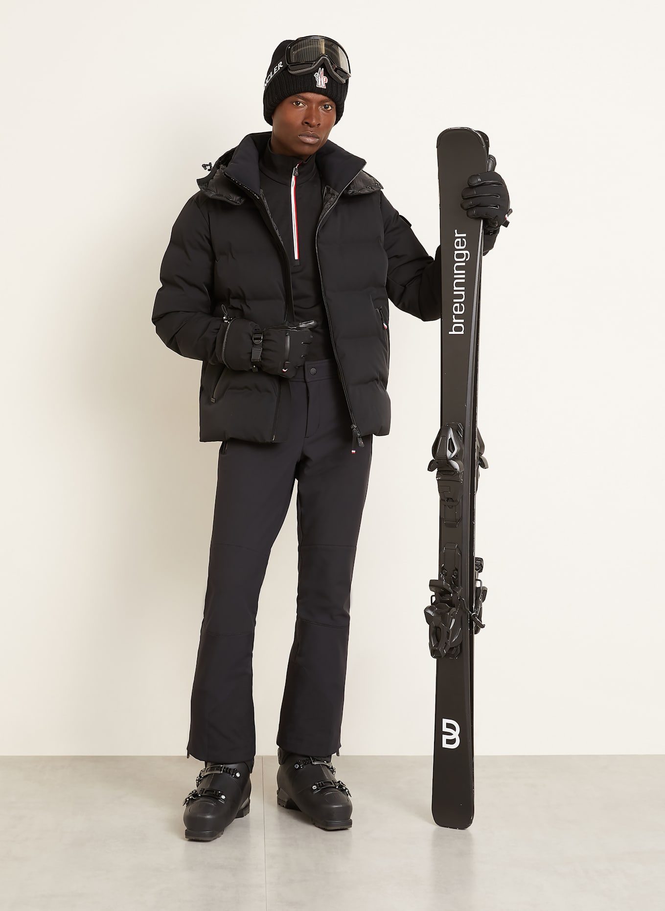 MONCLER GRENOBLE Softshell-Skihose: SCHWARZ