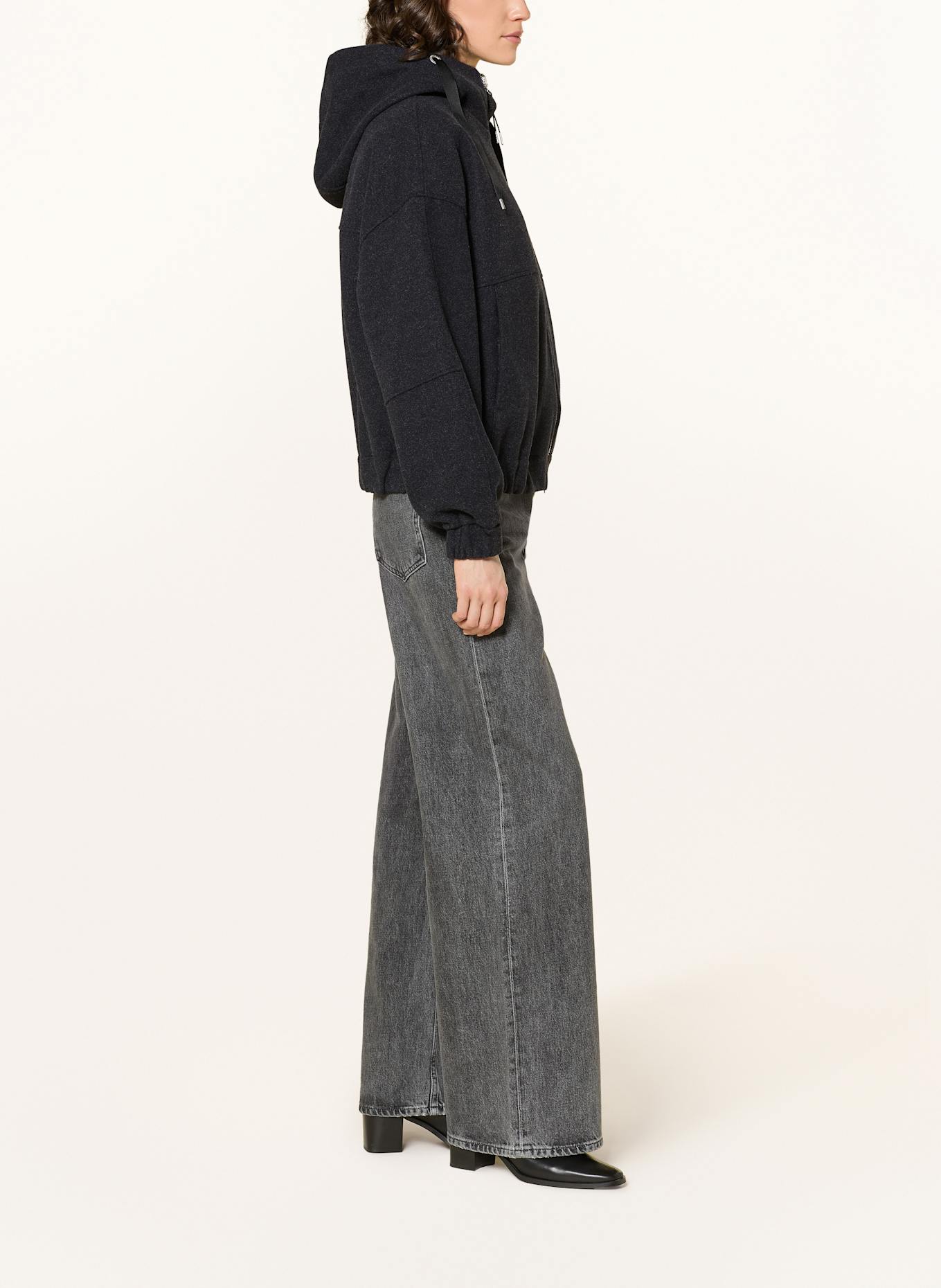 PARAJUMPERS Fleecejacke ILLEAN: SCHWARZ