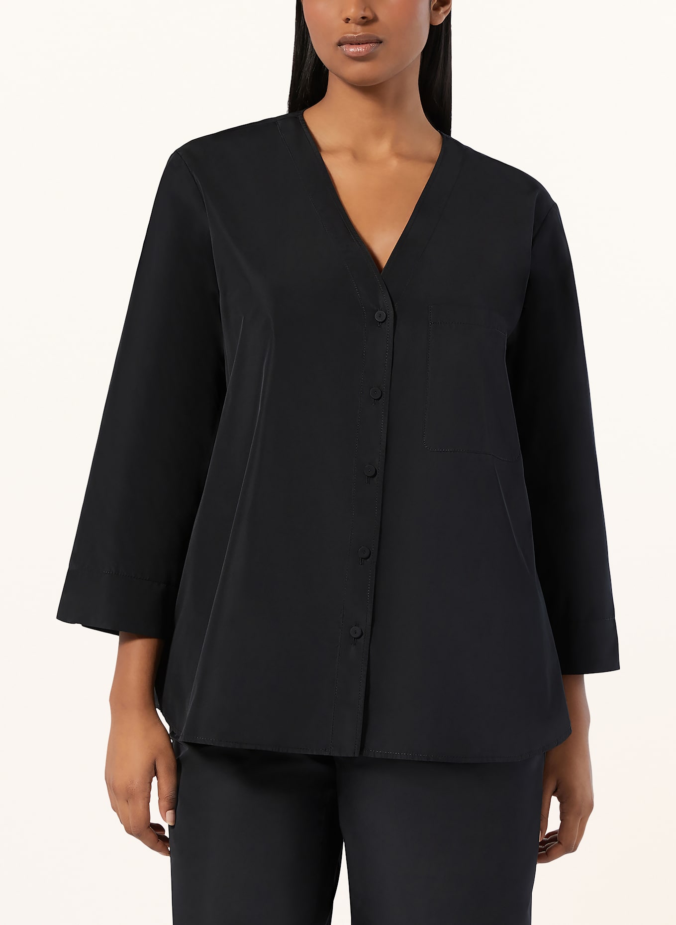 MARINA RINALDI Bluse CONIO: SCHWARZ