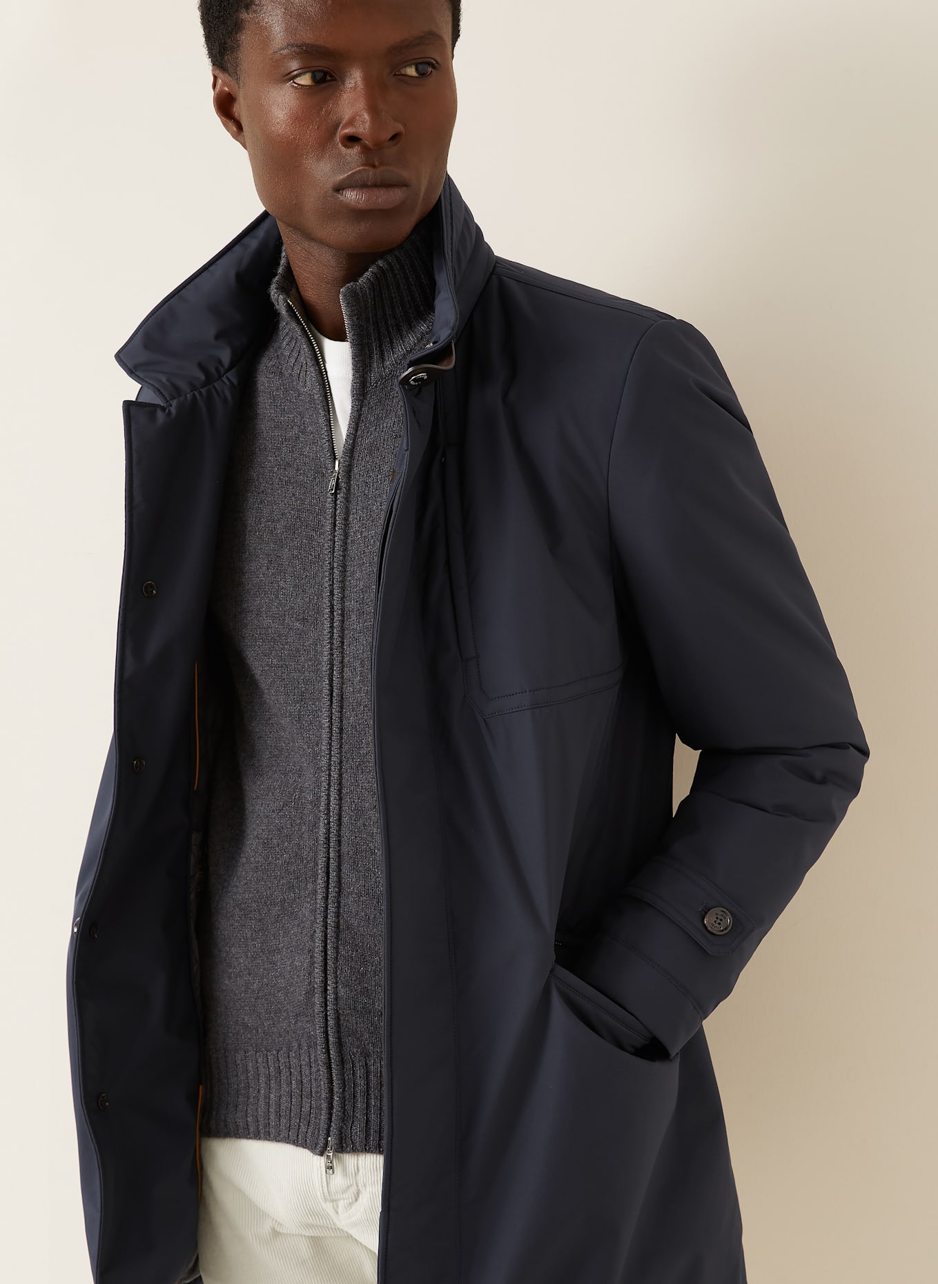 MOORER Daunenjacke: DUNKELBLAU