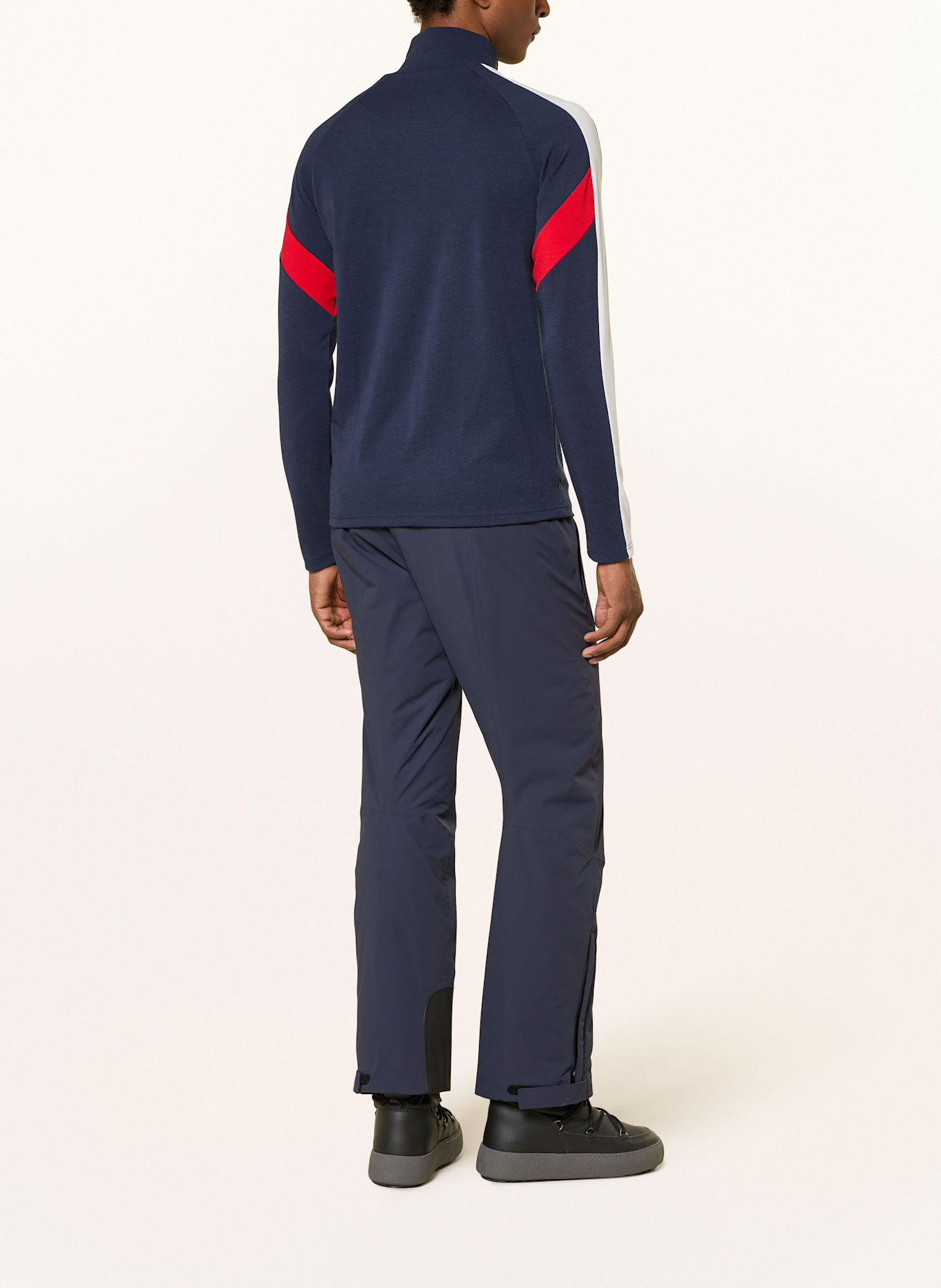 WE NORWEGIANS Midlayer-Jacke ZERMATT: DUNKELBLAU / ROT / WEISS