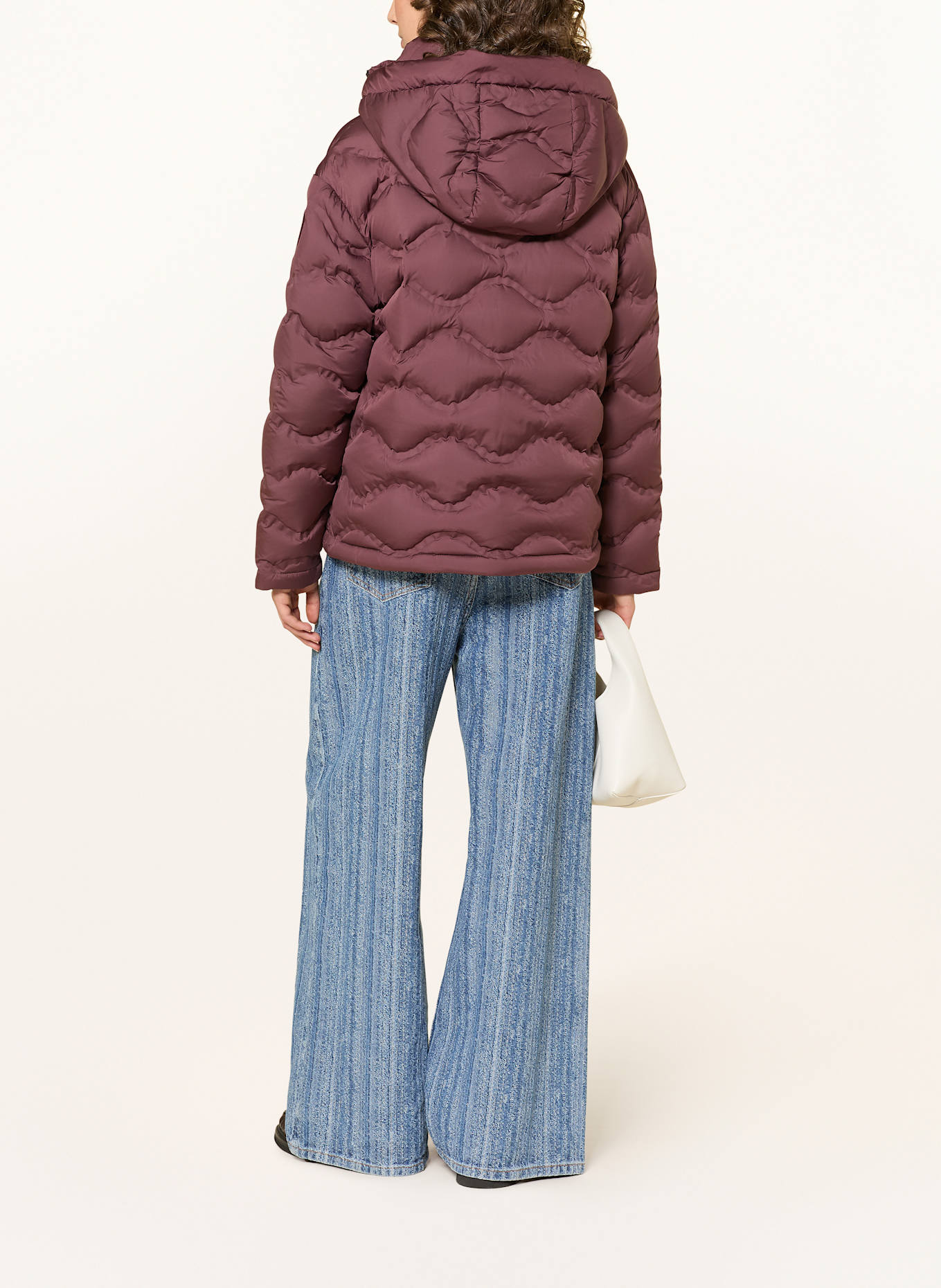 Blauer Daunenjacke LORRAINE: DUNKELROT