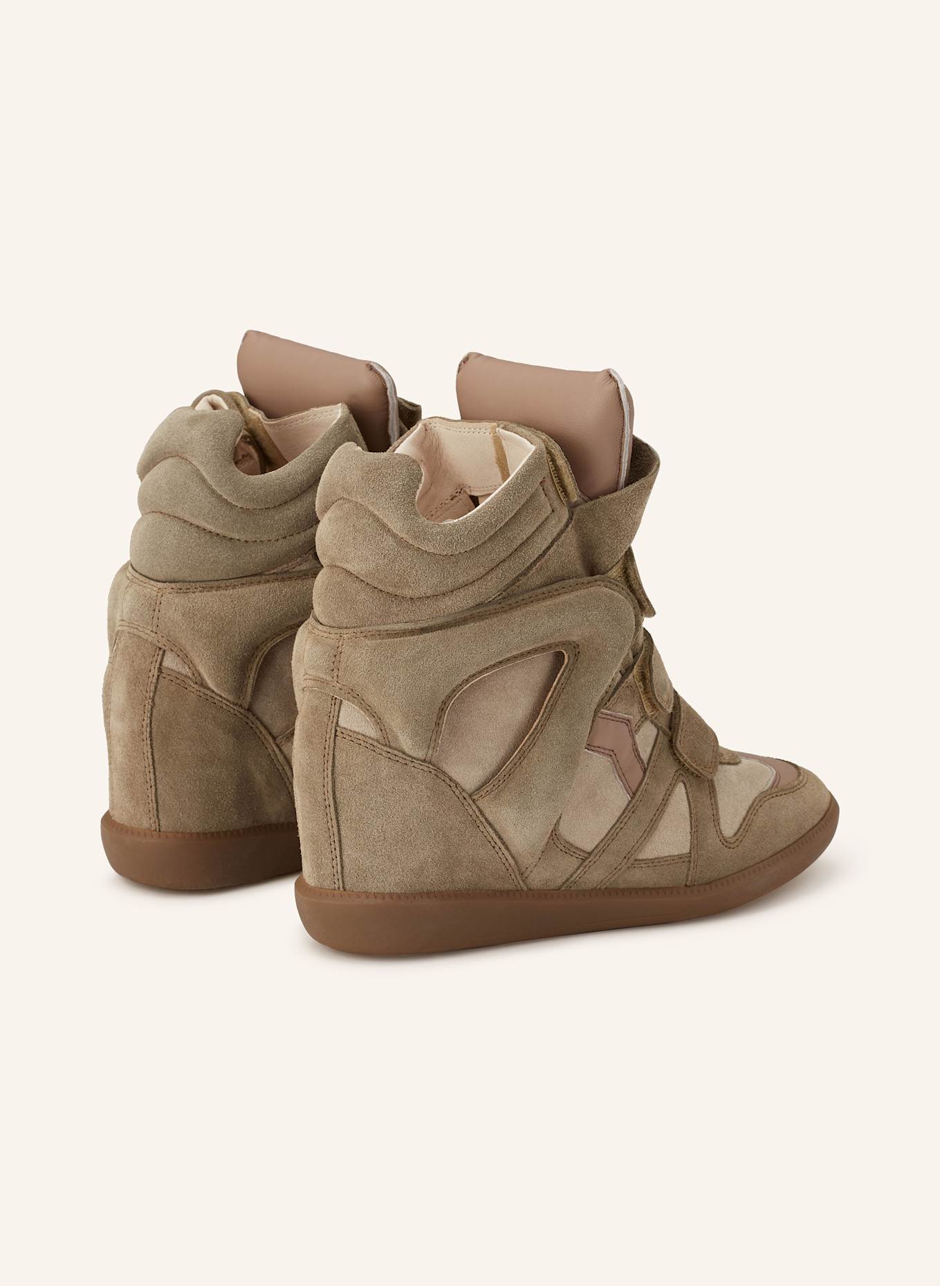 ISABEL MARANT Hightop-Sneaker BEKETT: OLIV / TAUPE