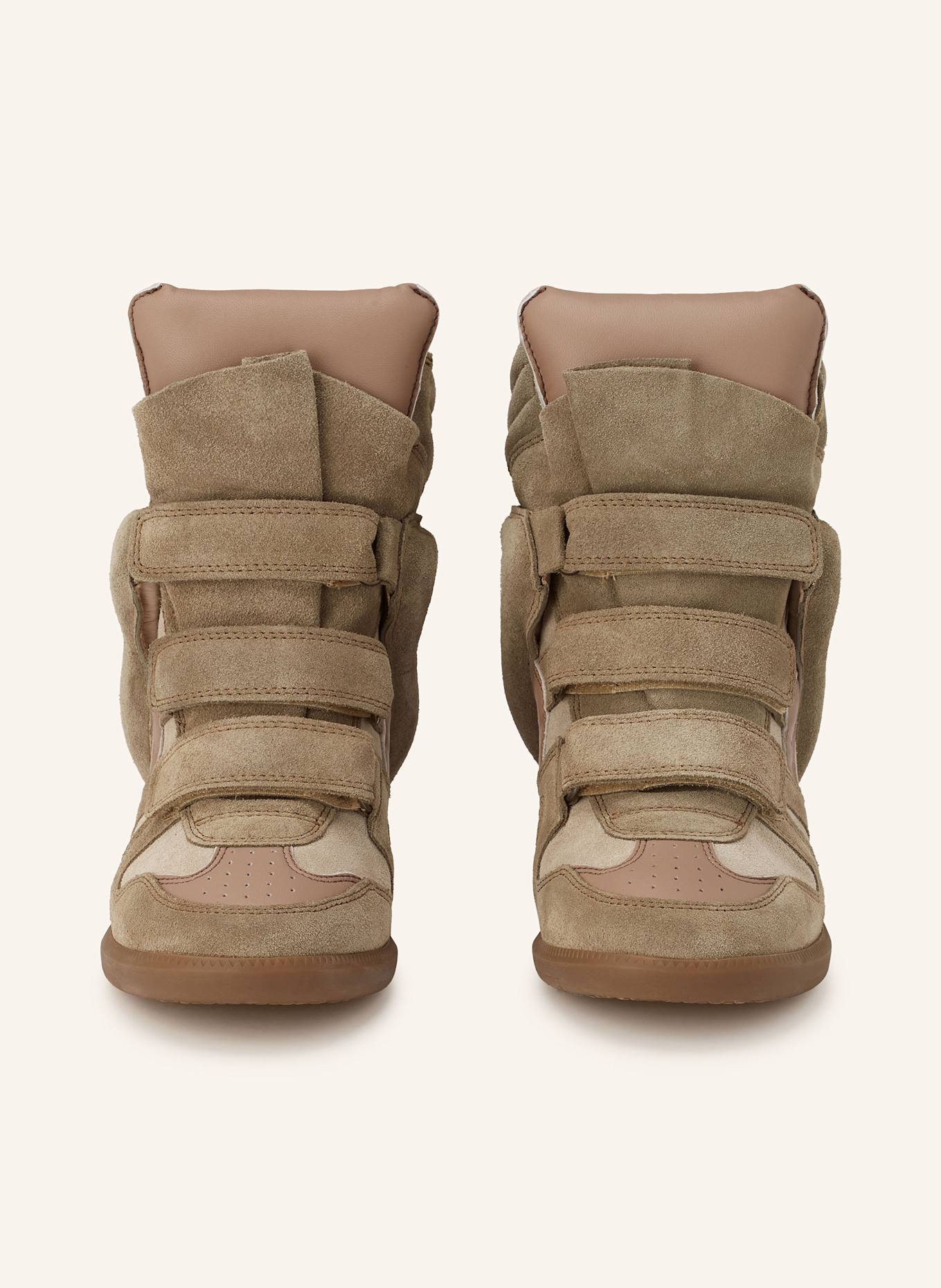ISABEL MARANT Hightop-Sneaker BEKETT: OLIV / TAUPE