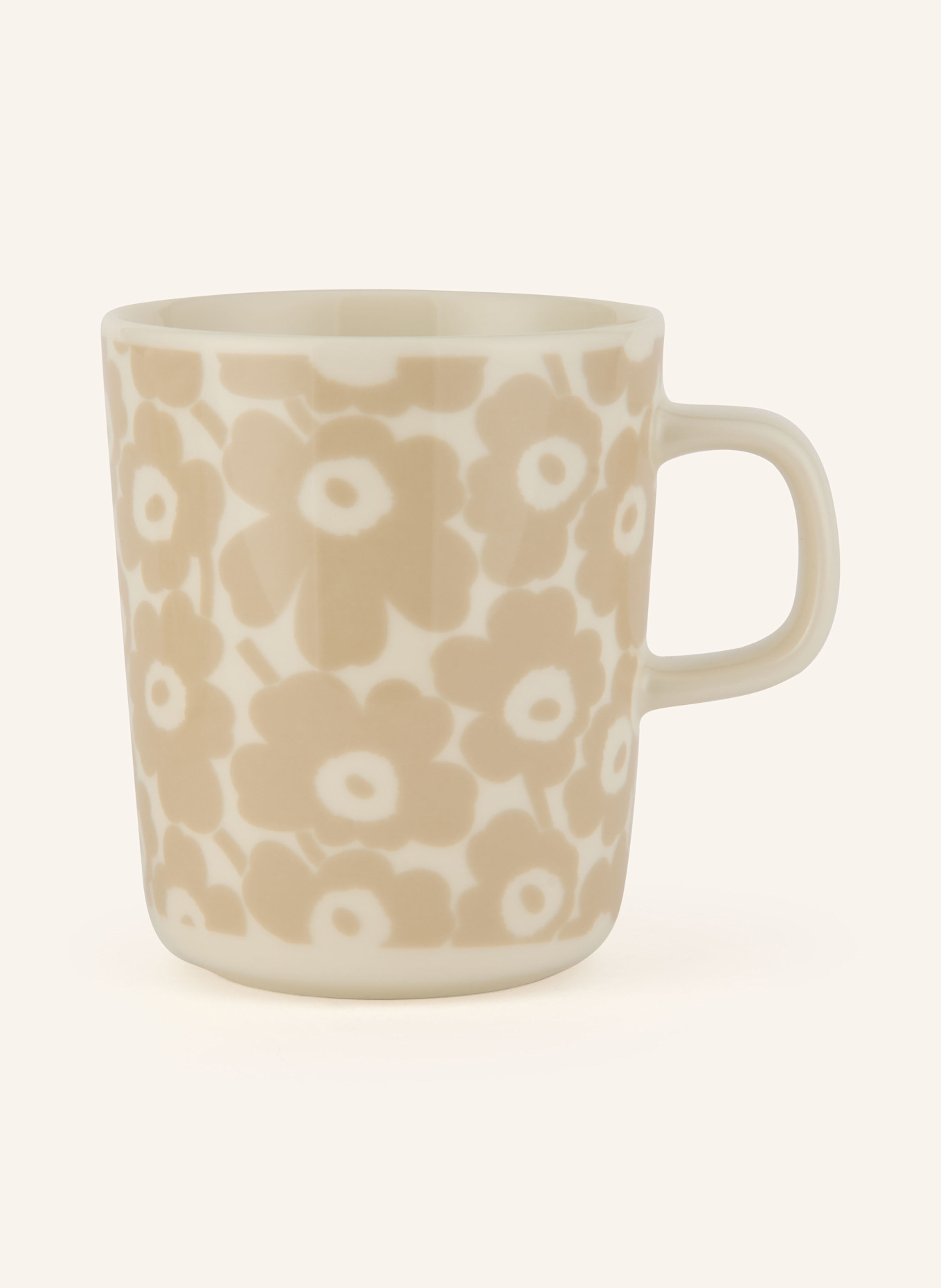 marimekko 4-tlg. Frühstücksset OIVA PIKKUINEN: WEISS / CREME