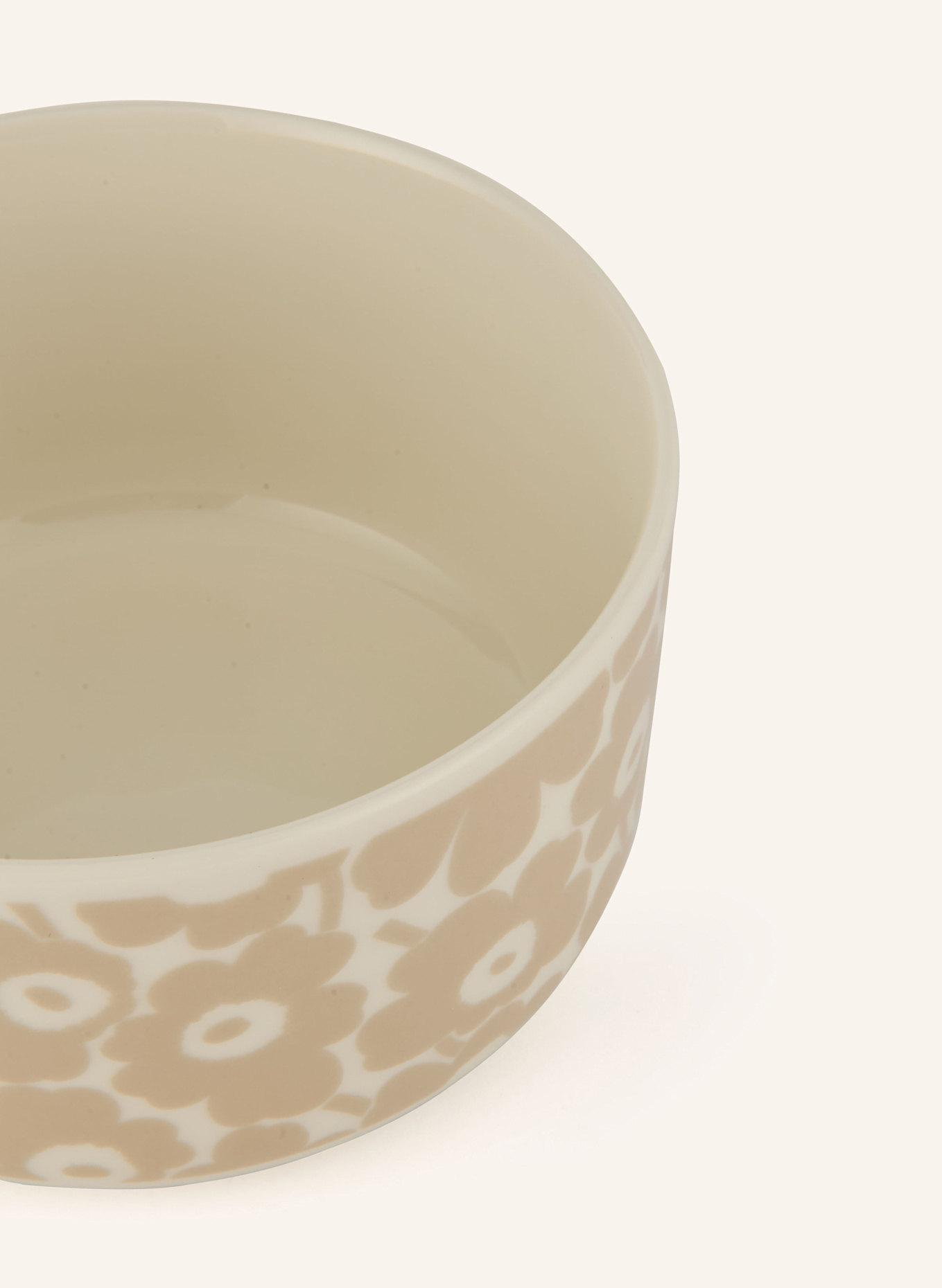 marimekko 4-tlg. Frühstücksset OIVA PIKKUINEN: WEISS / CREME