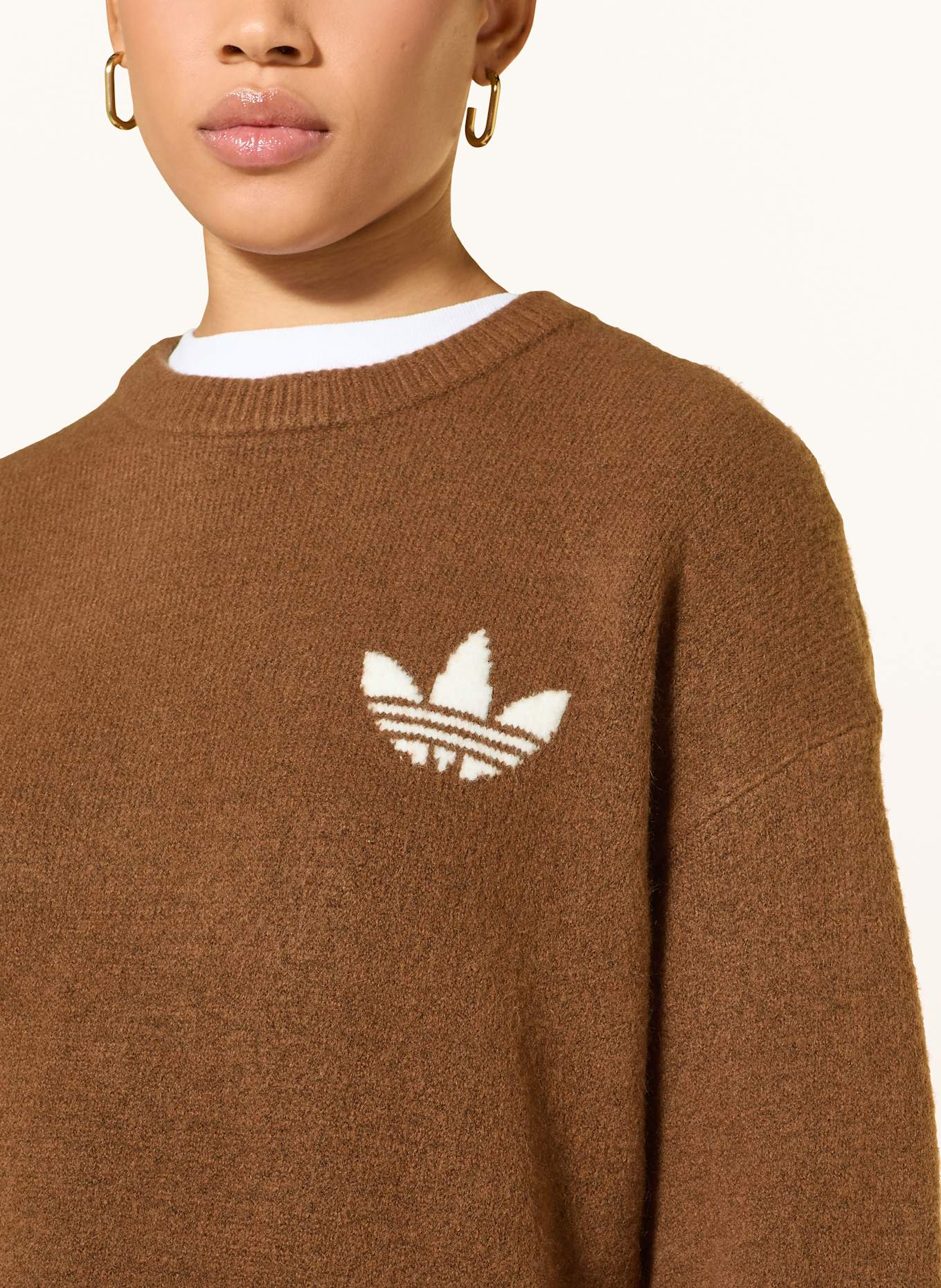adidas Originals Pullover: BRAUN
