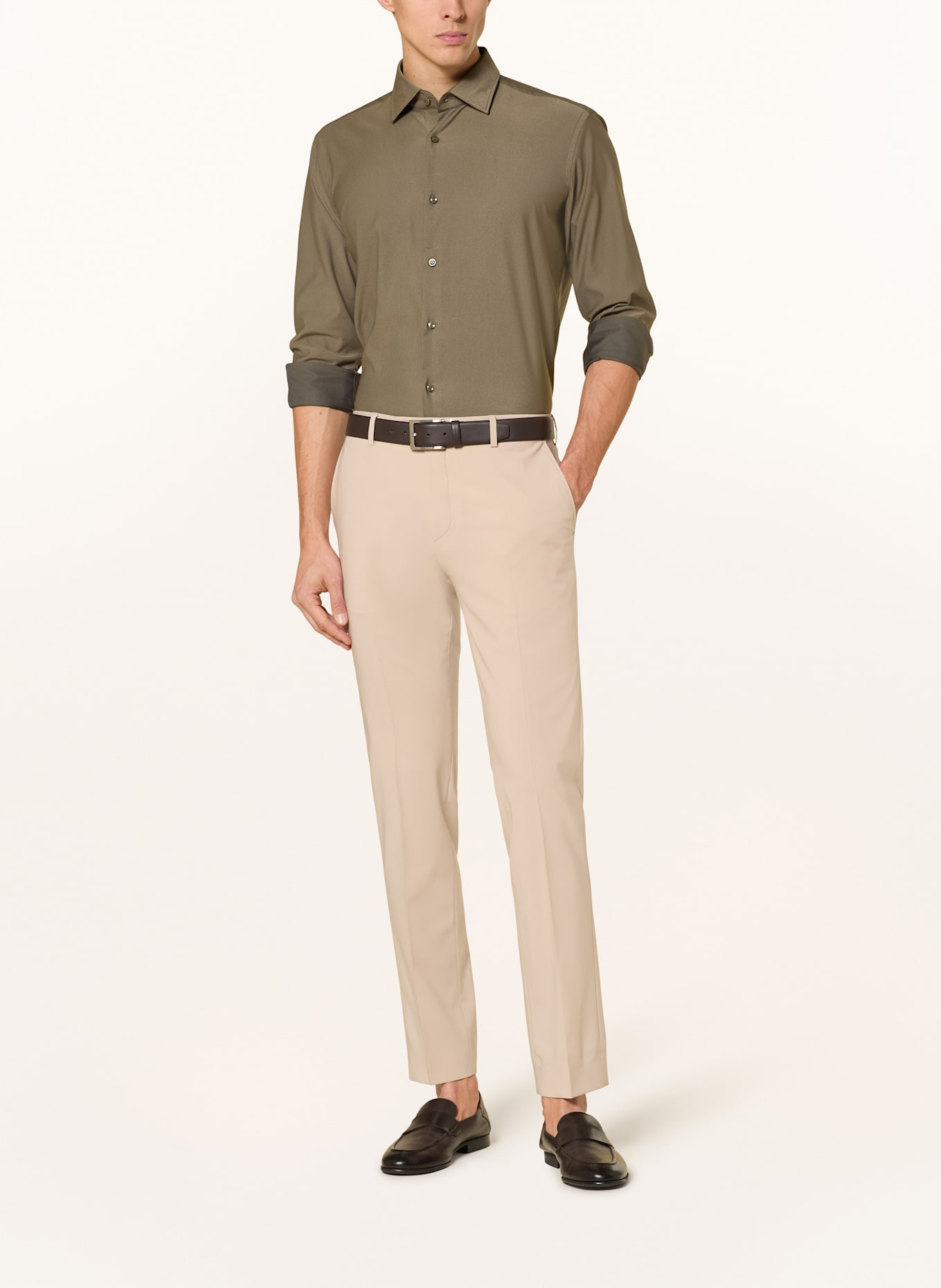 BOSS Hemd JOE Regular Fit: KHAKI