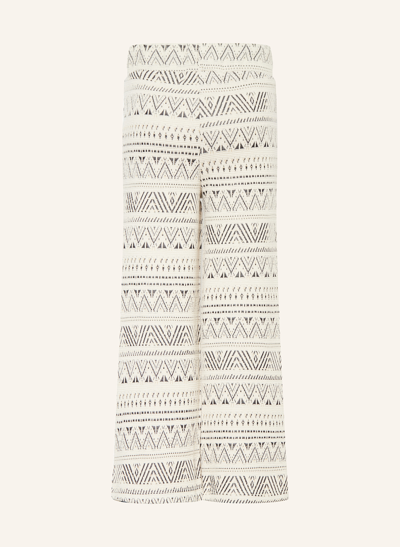 Koko Noko Spodnie dżersejowe: KREMOWY / CZARNY