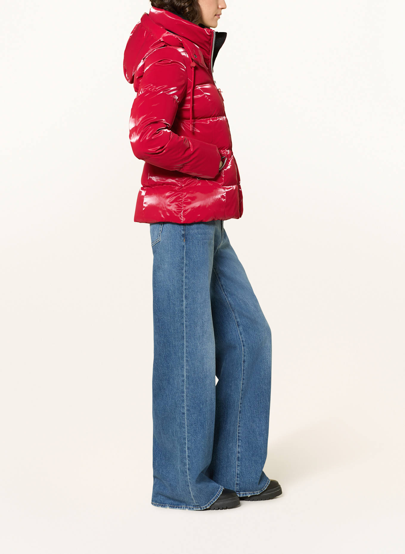 Mackage Daunenjacke MADALYN-GLO mit abnehmbarer Kapuze: ROT