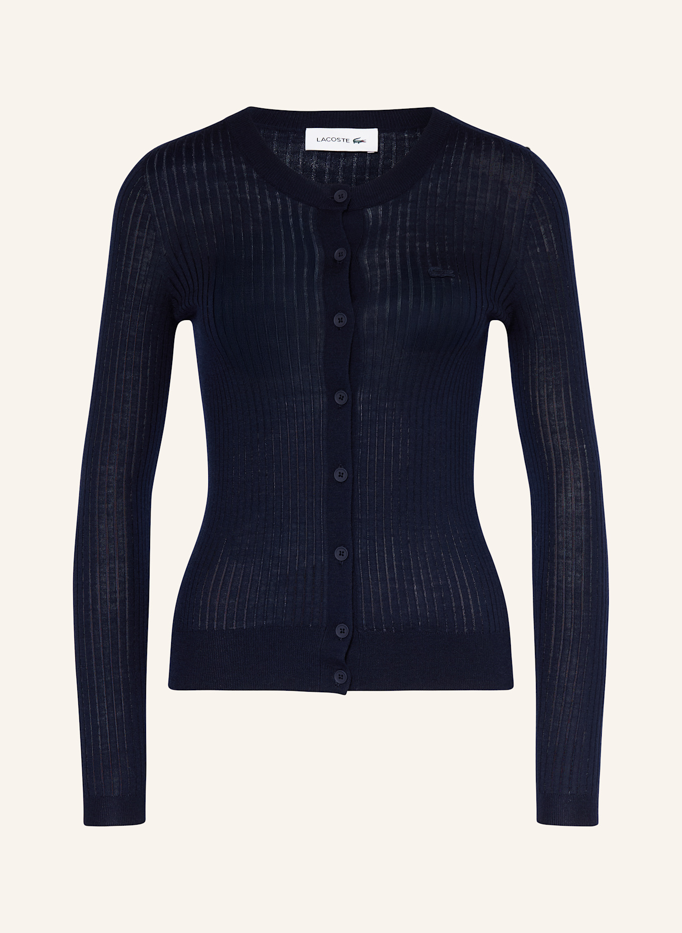 LACOSTE Strickjacke: DUNKELBLAU