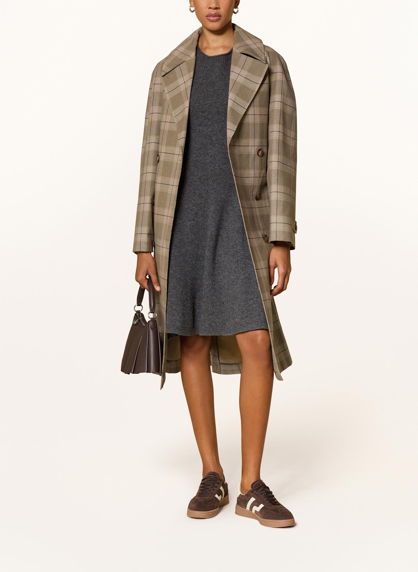 LACOSTE Strickkleid: GRAU