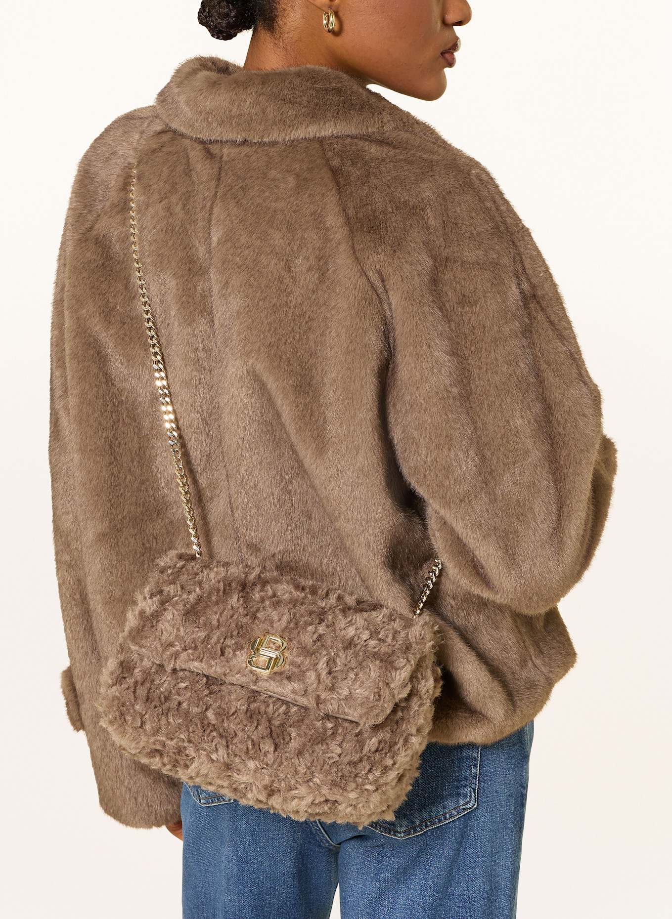 BOSS Taška přes rameno ICON: BÉŽOVÁ